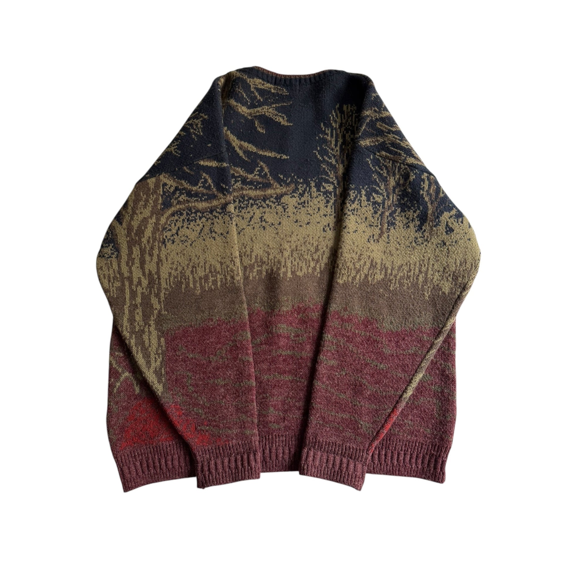 🦌 Pulover Vintage cu Broderie Căprioară – Mărimea L (fit oversized) - anbracaminte