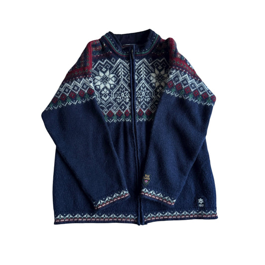 🧶 Pulover Vintage Dale of Norway / Winter Olympics 2002 (Mărime L Femei) - anbracaminte