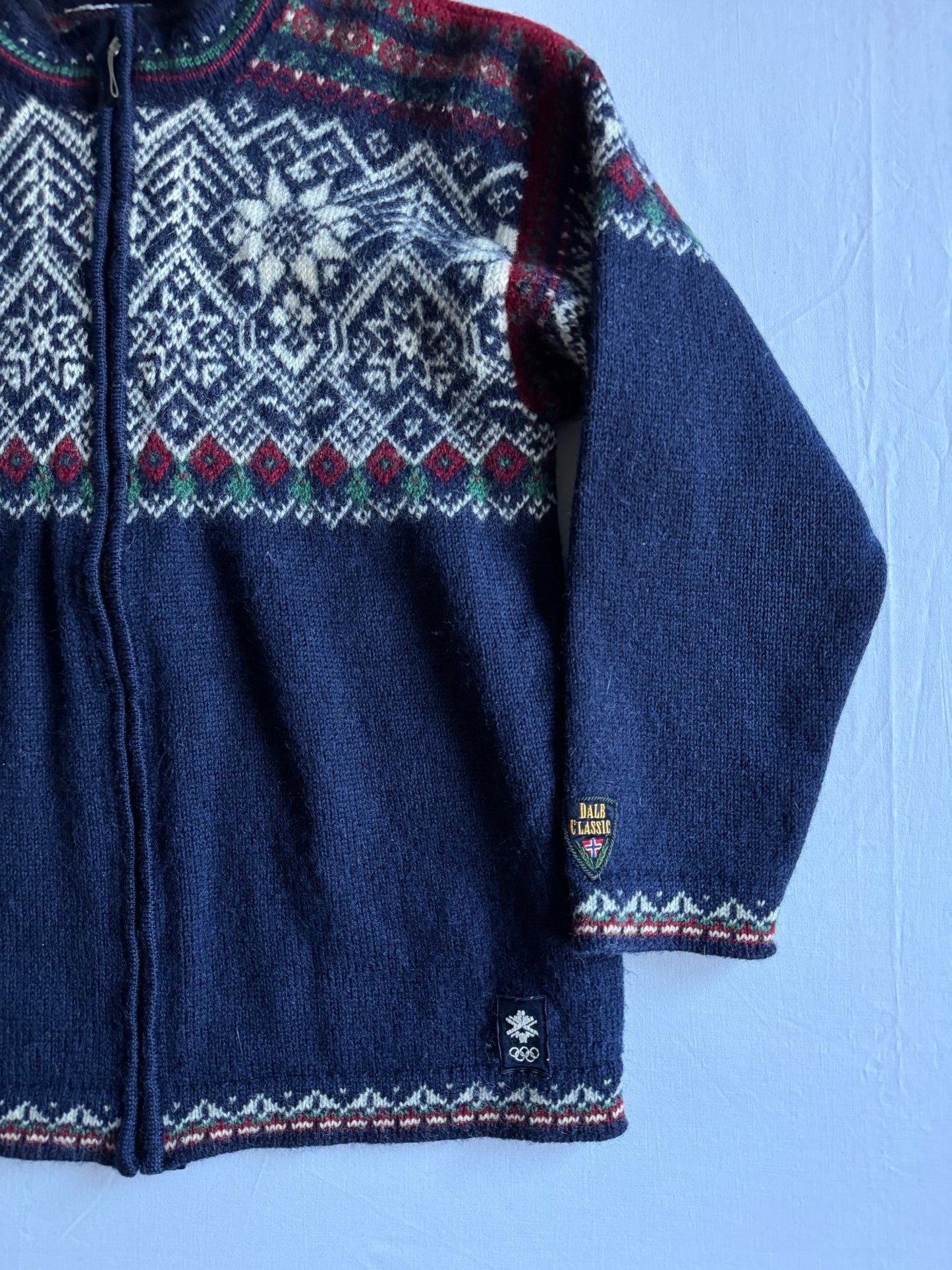 🧶 Pulover Vintage Dale of Norway / Winter Olympics 2002 (Mărime L Femei) - anbracaminte