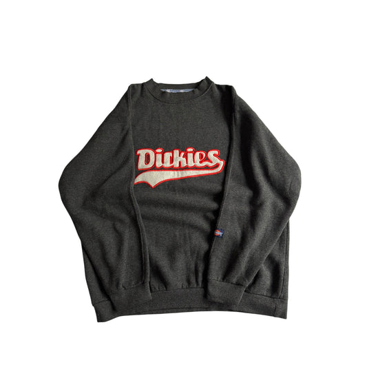 🛹 Pulover Vintage Dickies Gri Crewneck – XL - anbracaminte