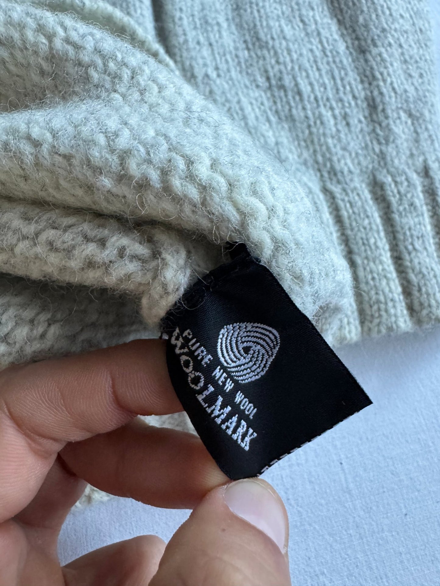 🧶 Pulover Vintage Edward Spiers / Light Grey (Mărime L) - anbracaminte