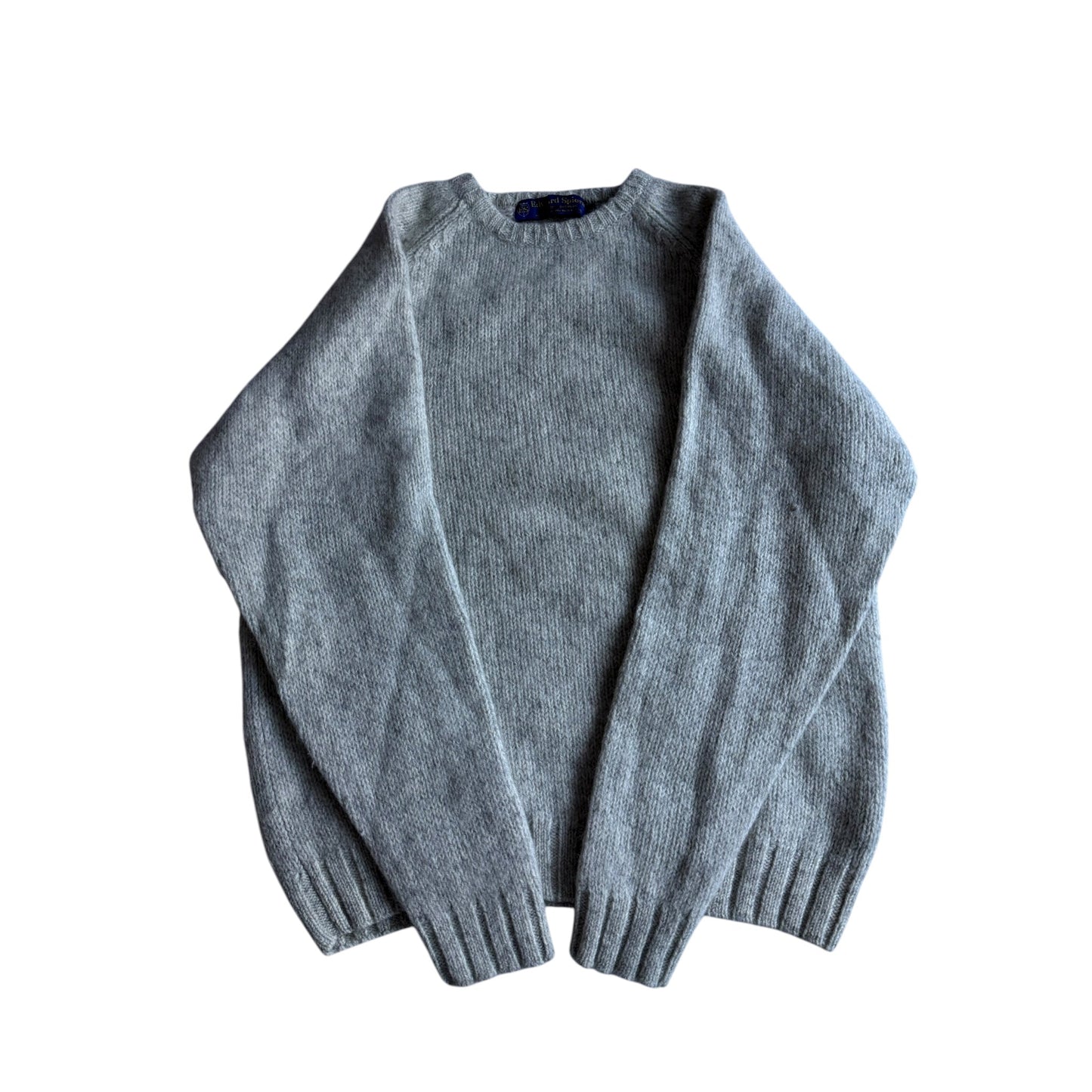 🧶 Pulover Vintage Edward Spiers / Light Grey (Mărime L) - anbracaminte