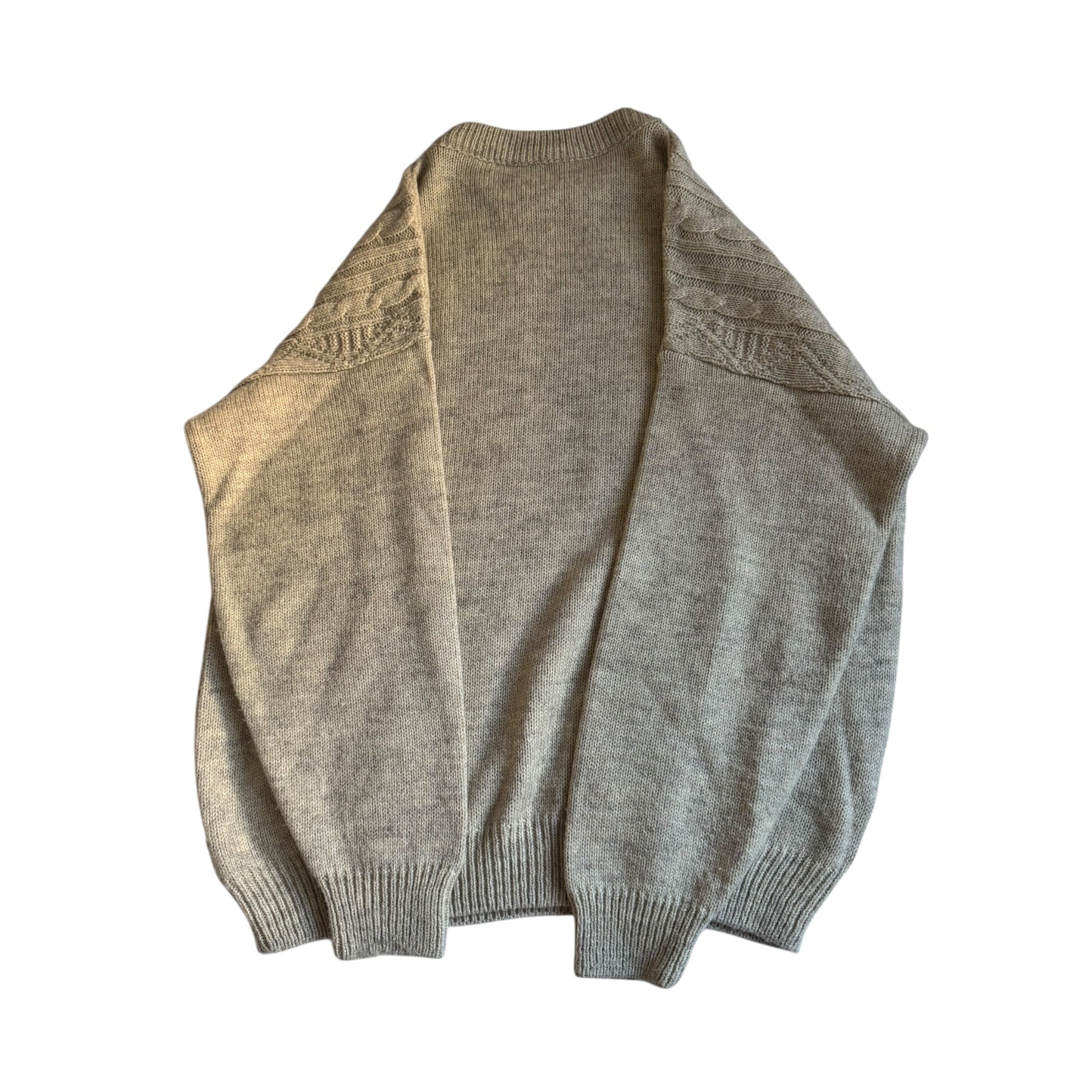 🧶 Pulover vintage fisherman crem – mărimea M (Made in Italy) - anbracaminte