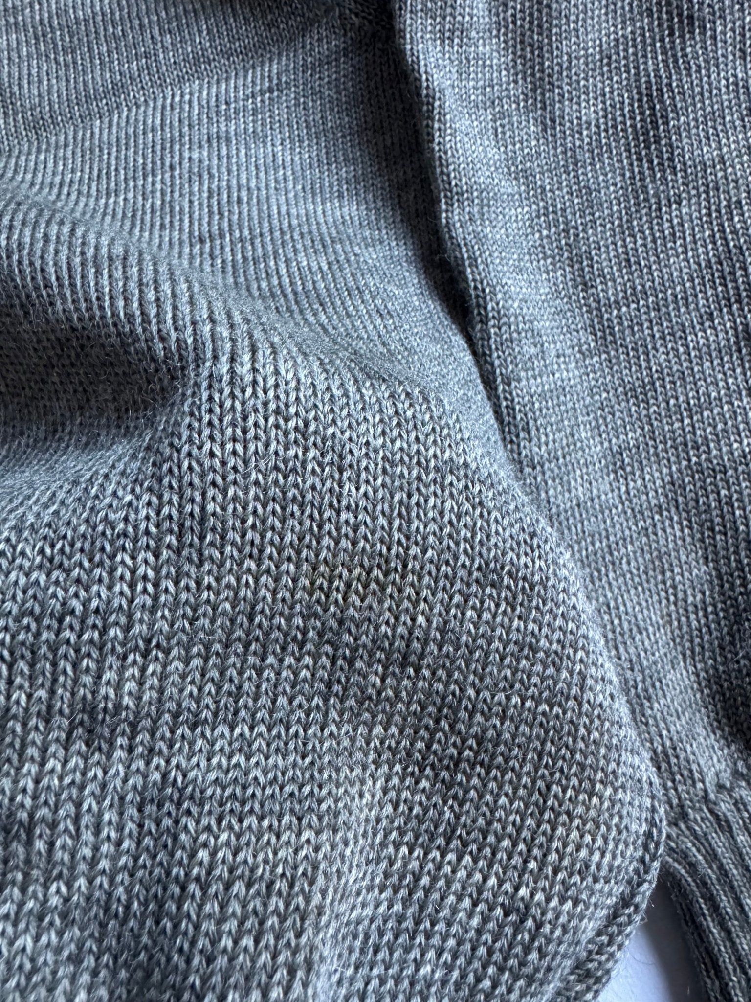 🧶 Pulover Vintage Gri / V - Neck (Mărime aproximativă L bărbați) - anbracaminte