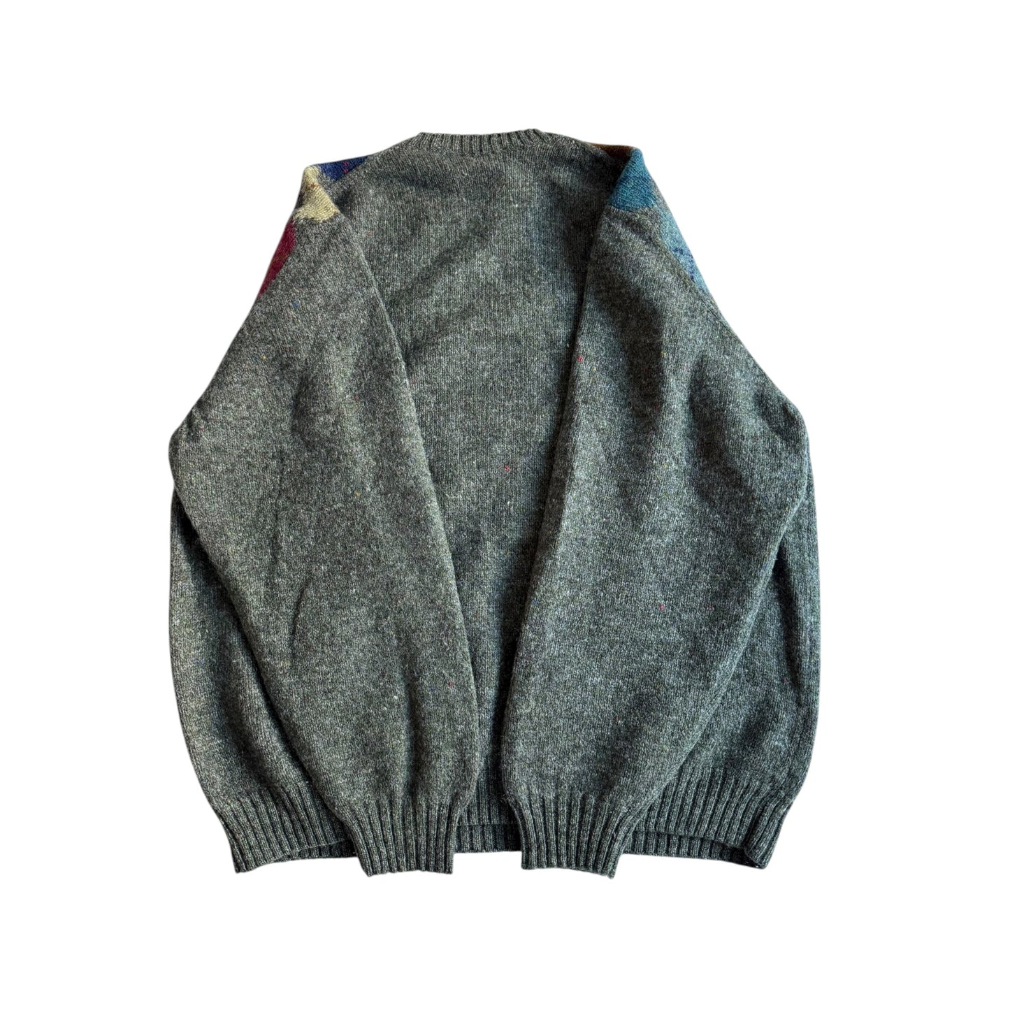 🧶 Pulover Vintage Henry Cotton’s cu Model Argyle / Shetland Wool (Mărime L) - anbracaminte