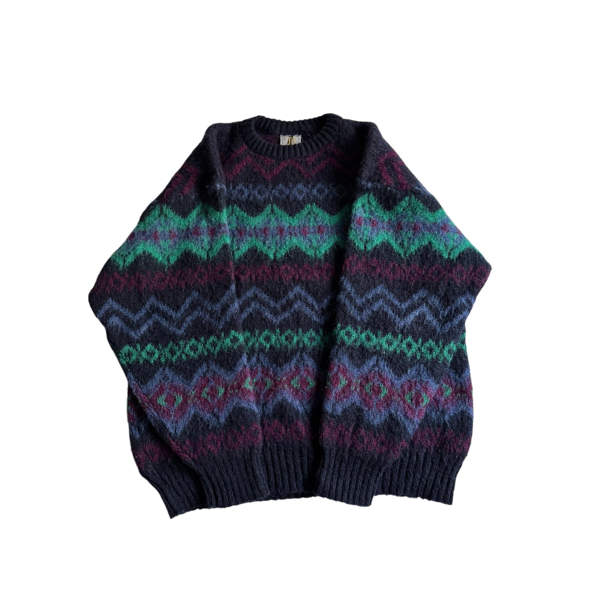 🧶 Pulover Vintage Icewear Navy – 100% Lână | Mărimea M - anbracaminte