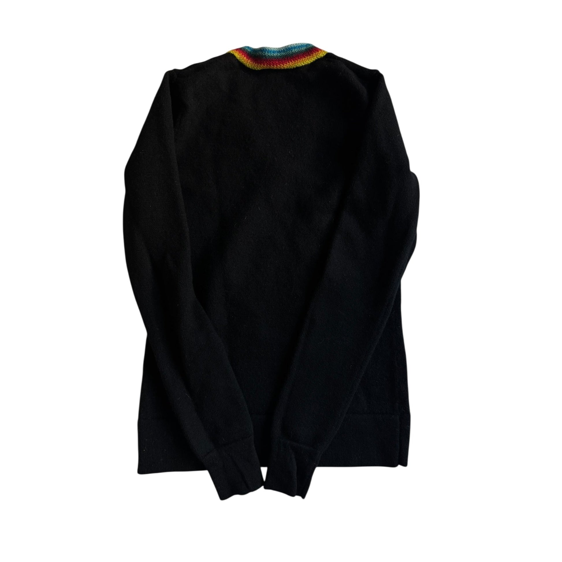 🐊 🧶 Pulover vintage Lacoste V - neck negru – mărimea S femei - anbracaminte