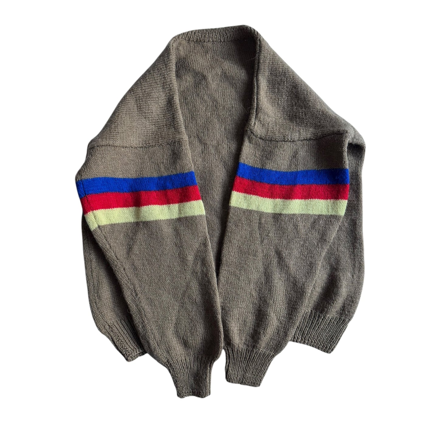 🧶 Pulover Vintage Maro cu Grafică Mașină / Tricot (Mărime aproximativă M Femei) - anbracaminte