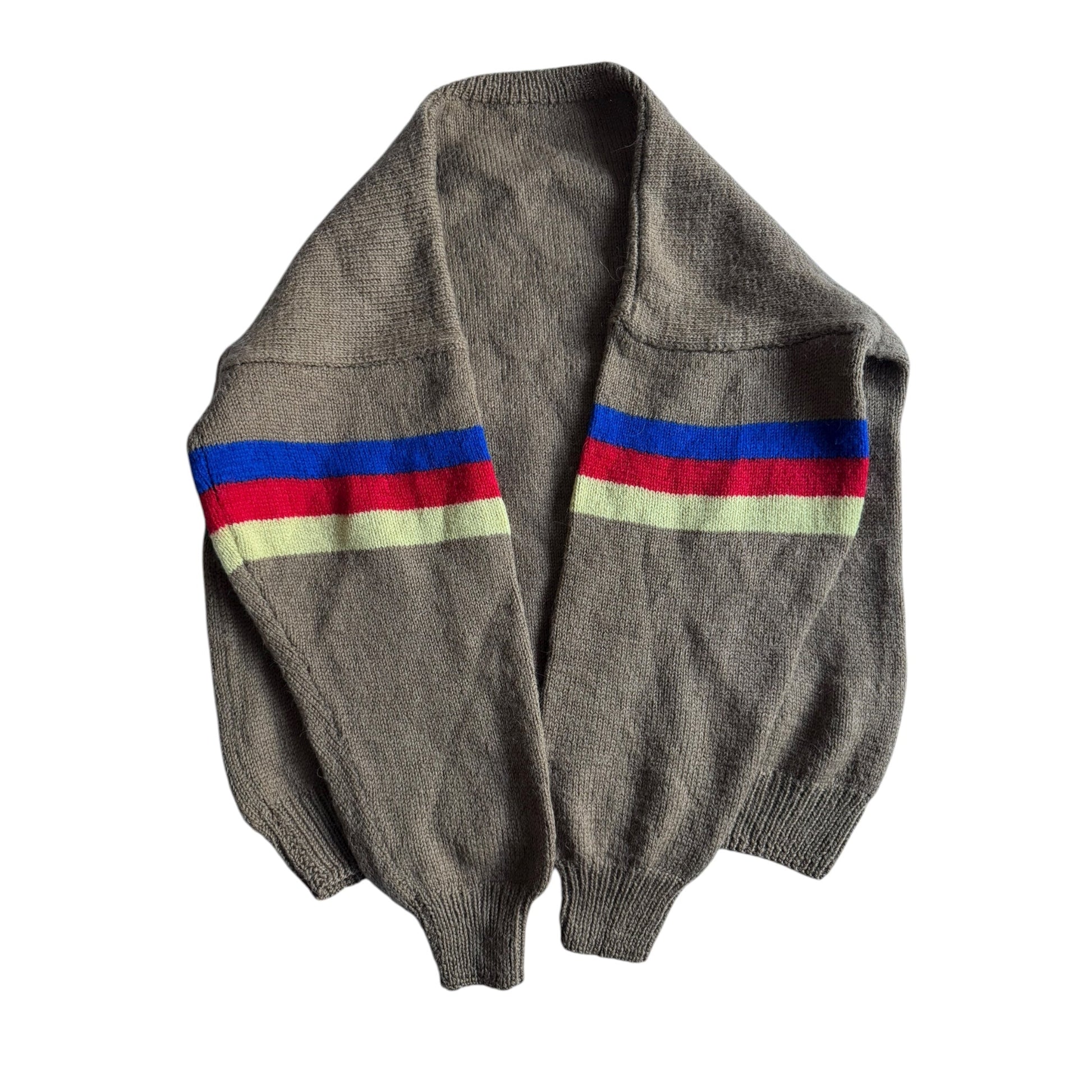 🧶 Pulover Vintage Maro cu Grafică Mașină / Tricot (Mărime aproximativă M Femei) - anbracaminte