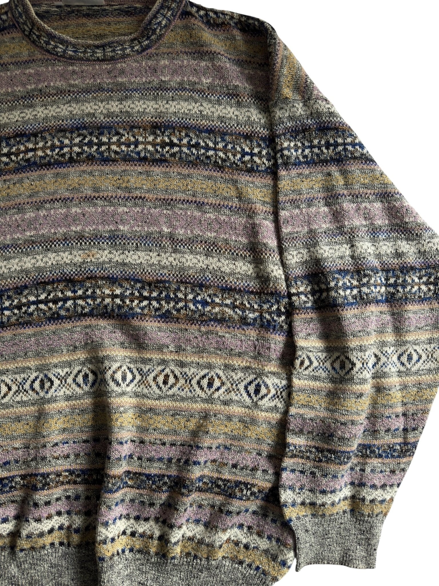 🧶 Pulover Vintage Monello – Made in Italy – Men’s XL – Bumbac & Acrilic - anbracaminte