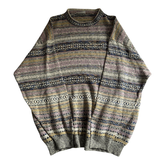 🧶 Pulover Vintage Monello – Made in Italy – Men’s XL – Bumbac & Acrilic - anbracaminte