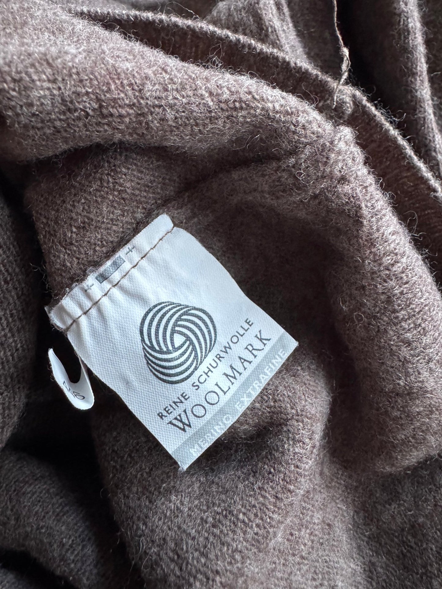 🧶 Pulover Vintage Oatmeal Brown / Quarter Zip (Mărime L) - anbracaminte