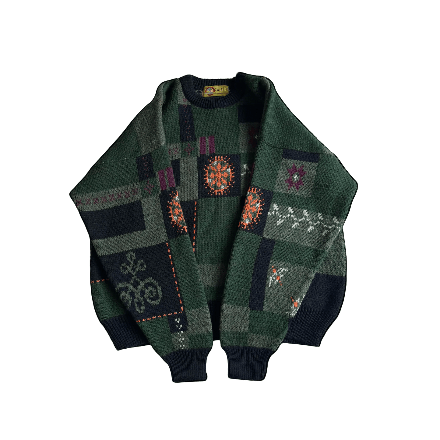 🧶 Pulover Vintage O’Neill cu Model Abstract – L - anbracaminte