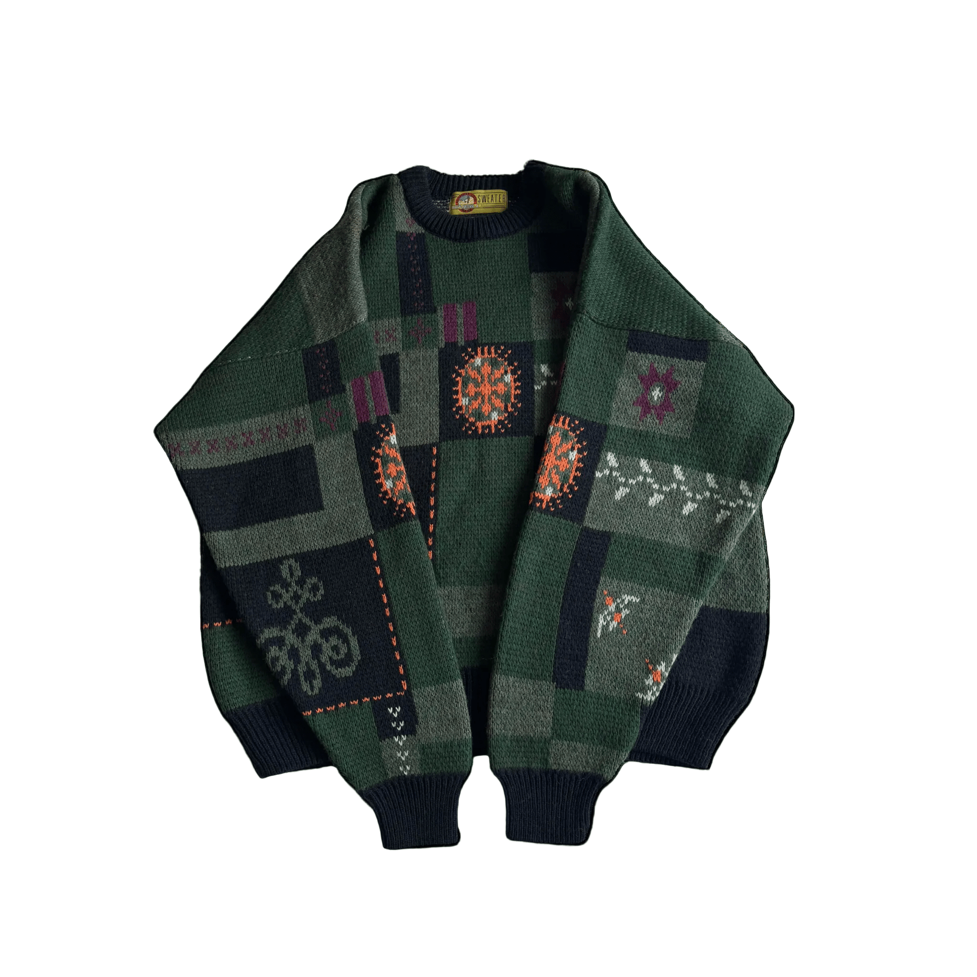 🧶 Pulover Vintage O’Neill cu Model Abstract – L - anbracaminte