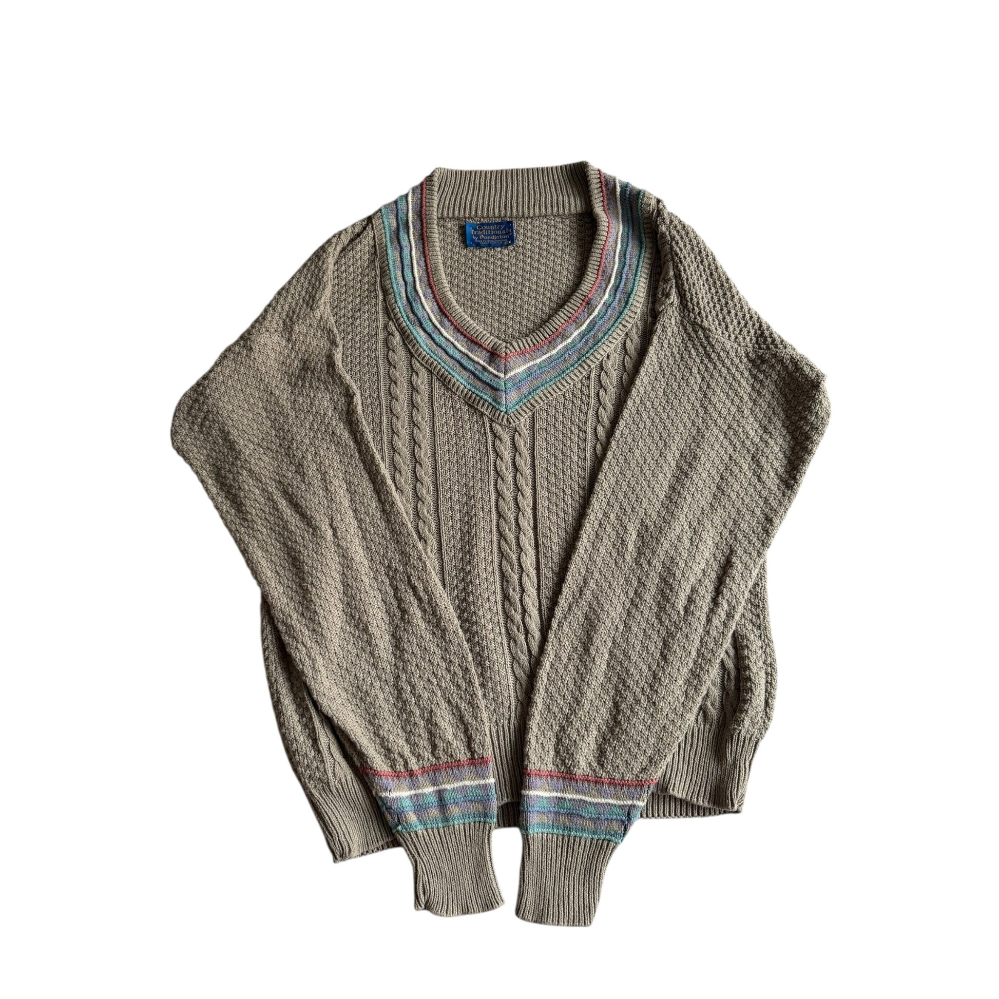 🧶 Pulover Vintage Pendleton Deep V - Neck – M Bărbați - anbracaminte