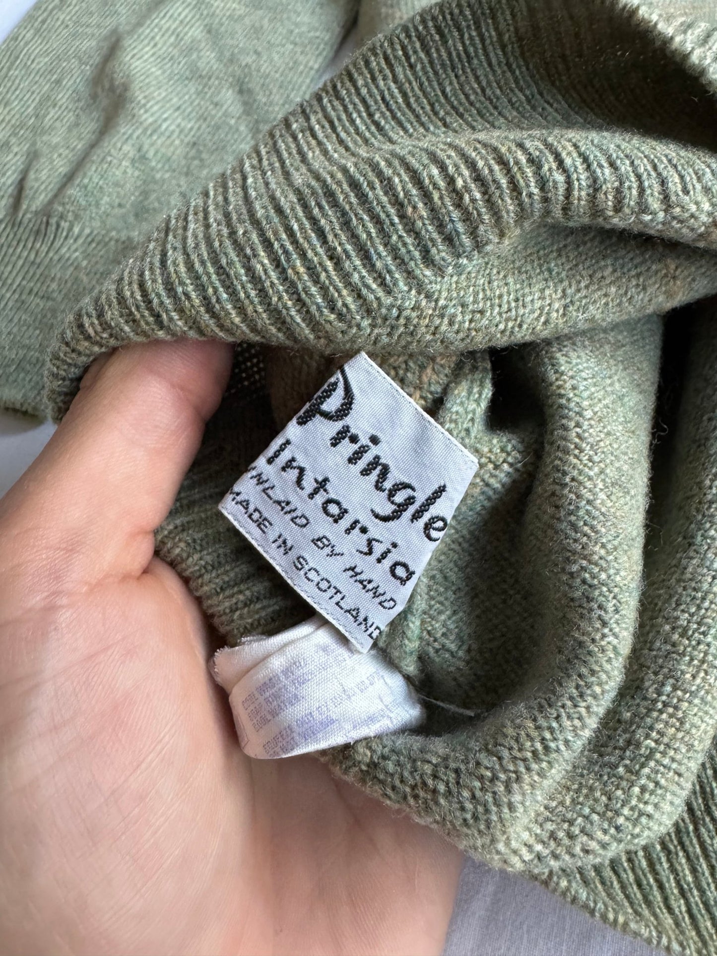 🧶 Pulover Vintage Pringle V - Neck / Mărime L (Bărbați) - anbracaminte