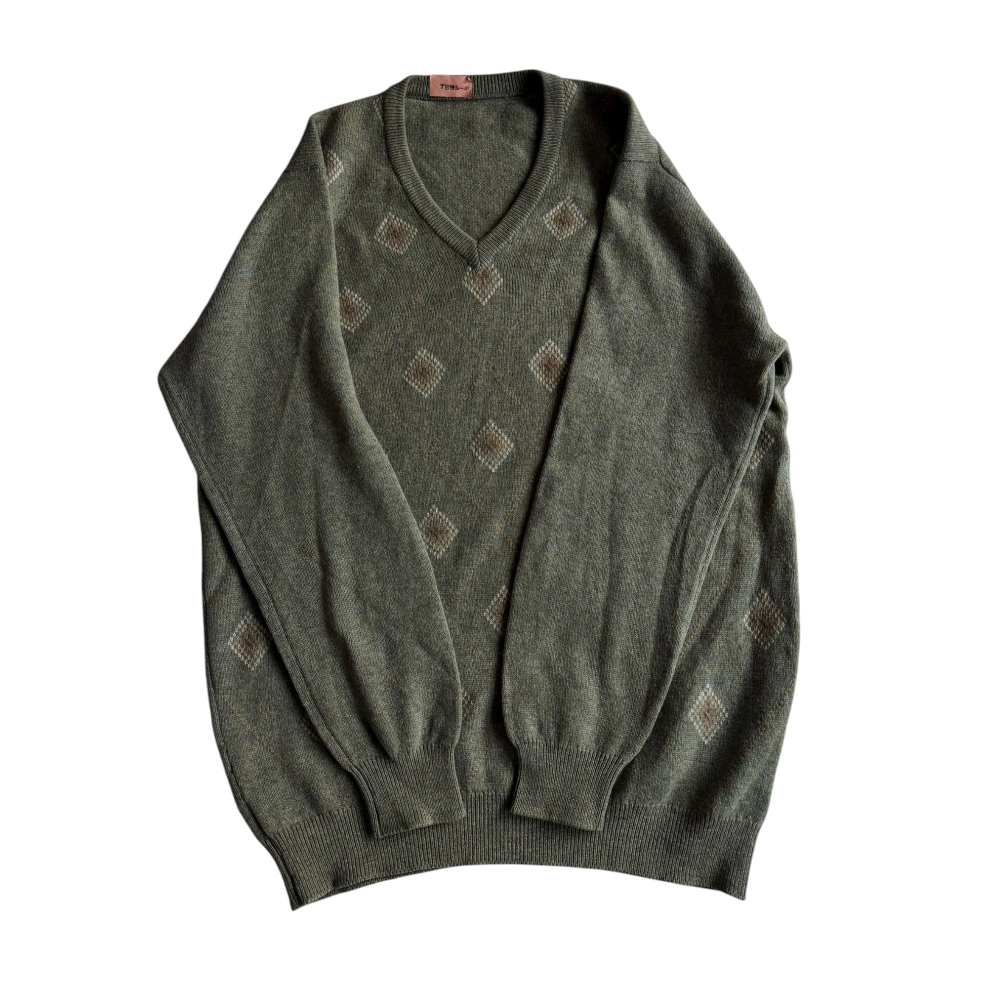 🧶 Pulover Vintage Pringle V - Neck / Mărime L (Bărbați) - anbracaminte