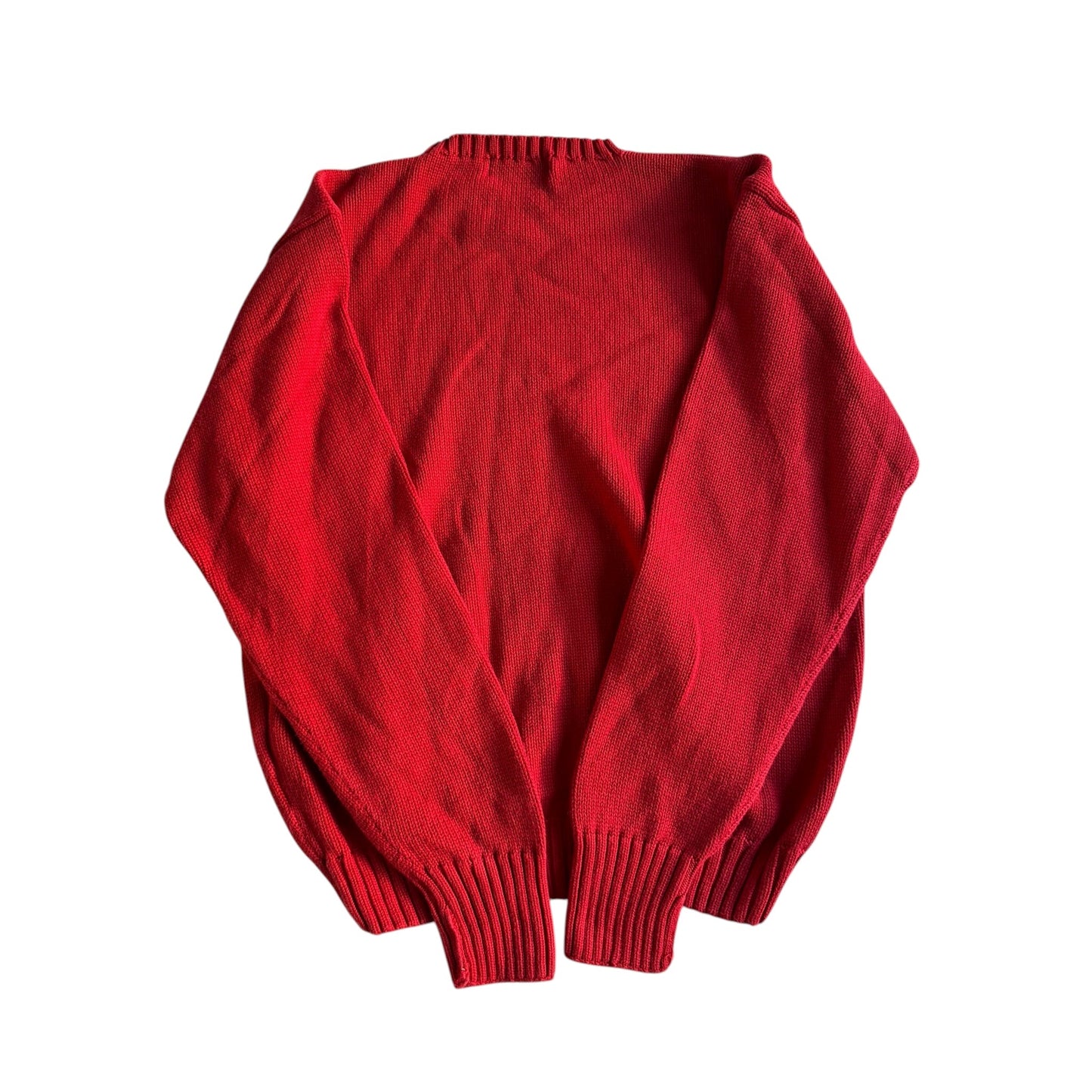 🍒 Pulover Vintage Ralph Lauren / Roșu (Mărime L) - anbracaminte