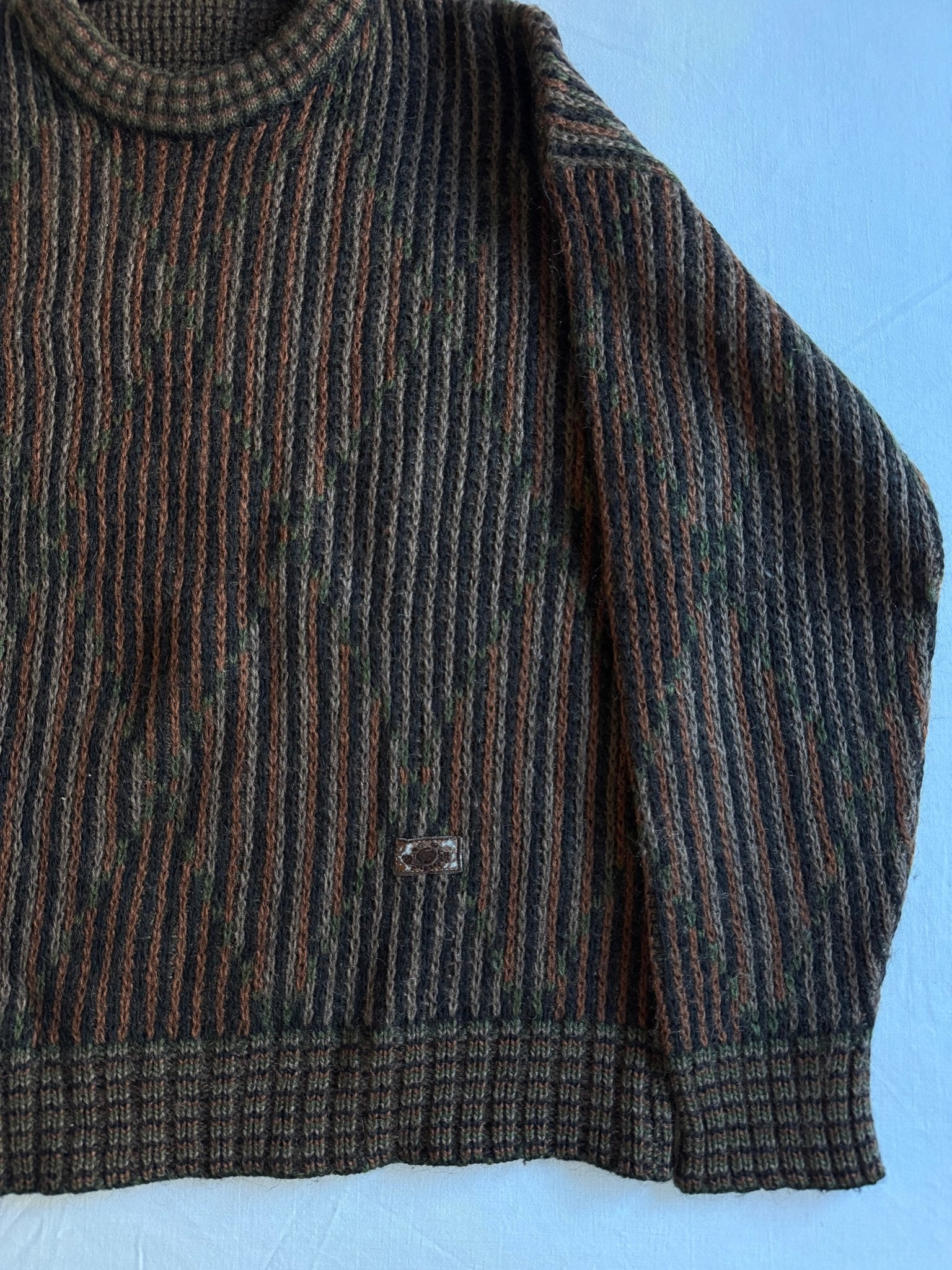 🧶 Pulover Vintage Structurat (Mărime S) - anbracaminte