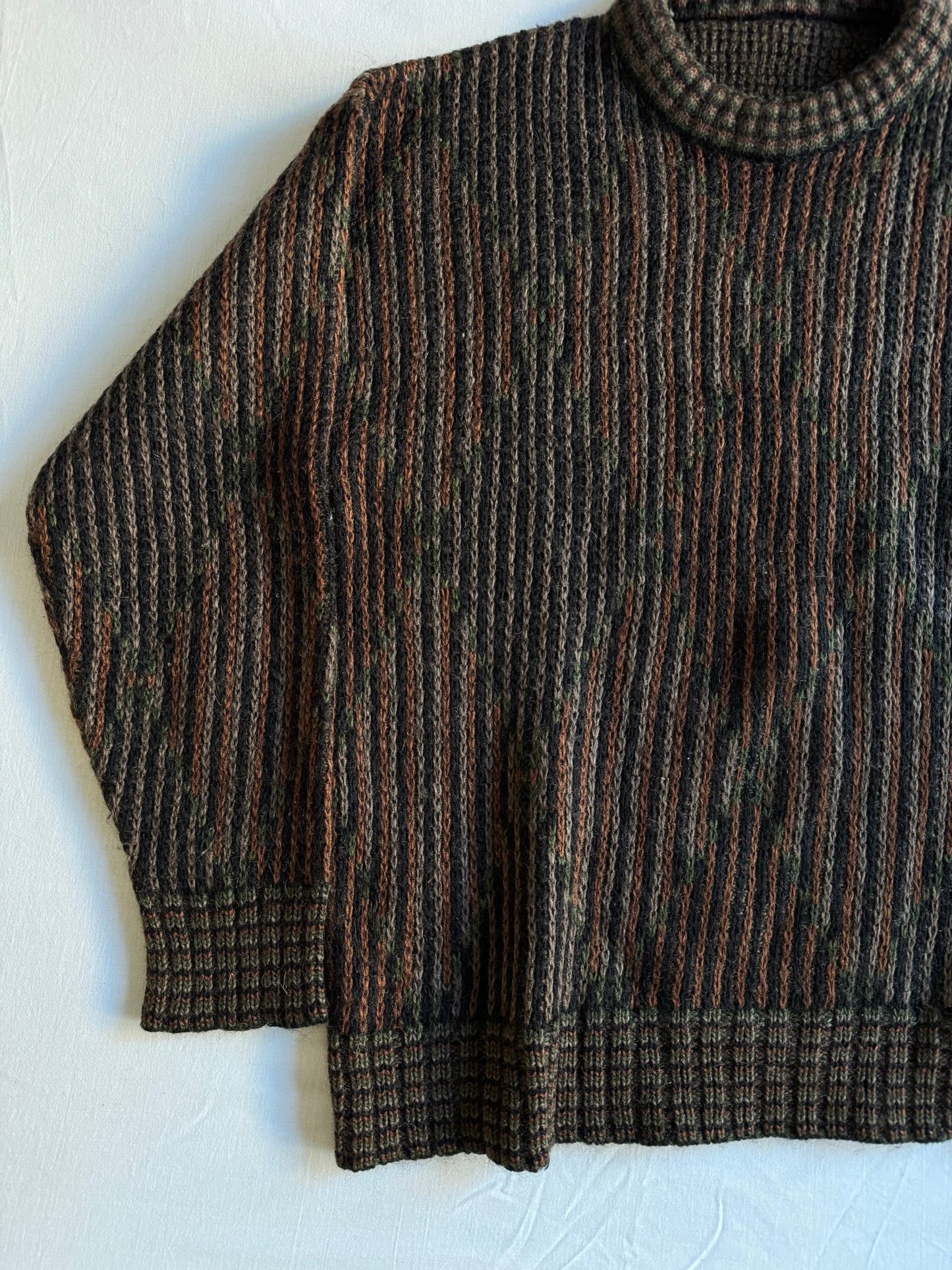 🧶 Pulover Vintage Structurat (Mărime S) - anbracaminte