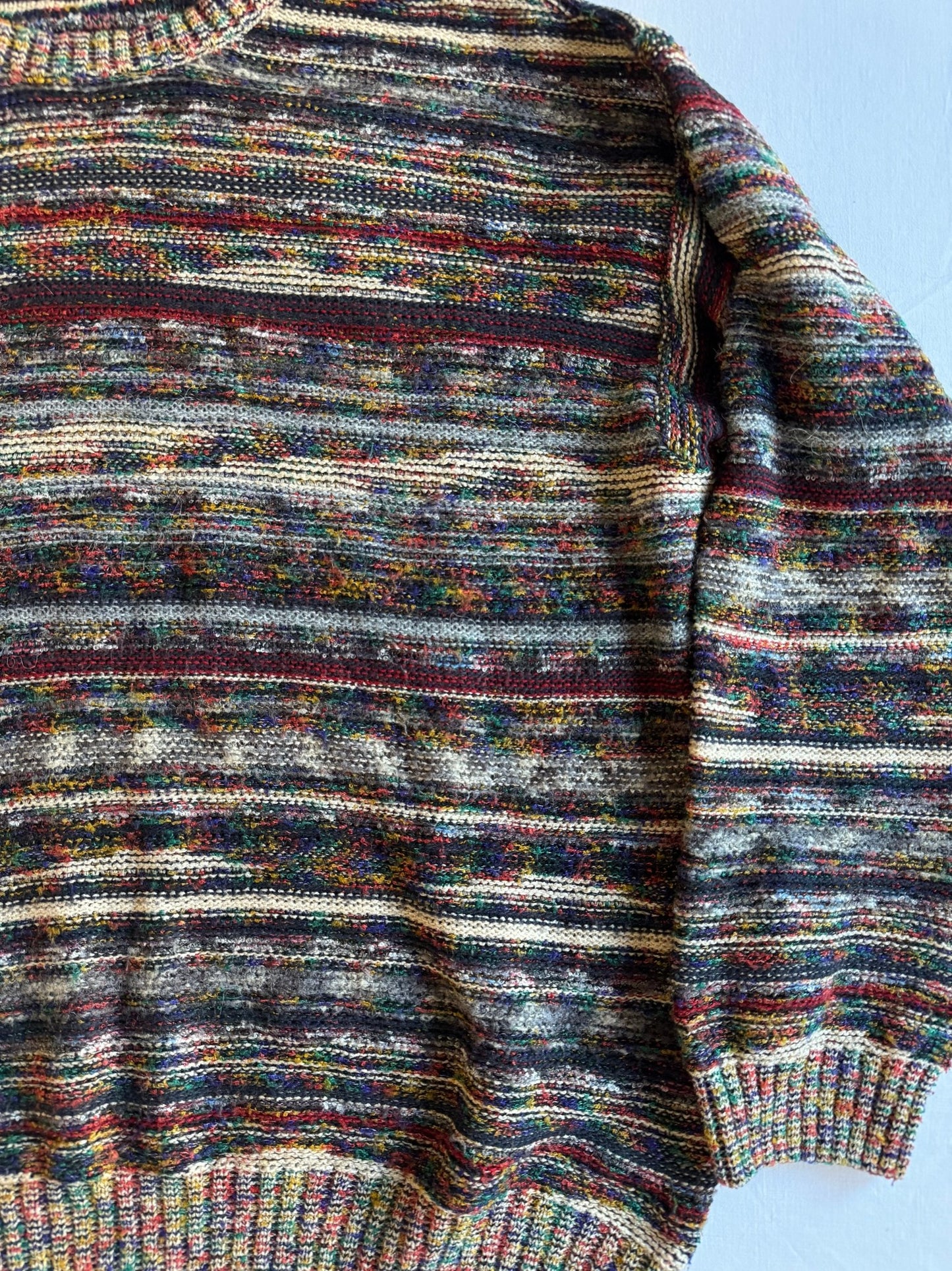 🧶 Pulover Vintage Structured / Tricot Structurat (Mărime 52 - L) - anbracaminte