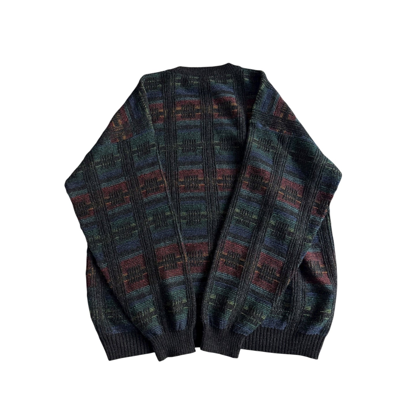🧶 Pulover Vintage Texturat / Cable Knit (Mărime 48 - M) - anbracaminte
