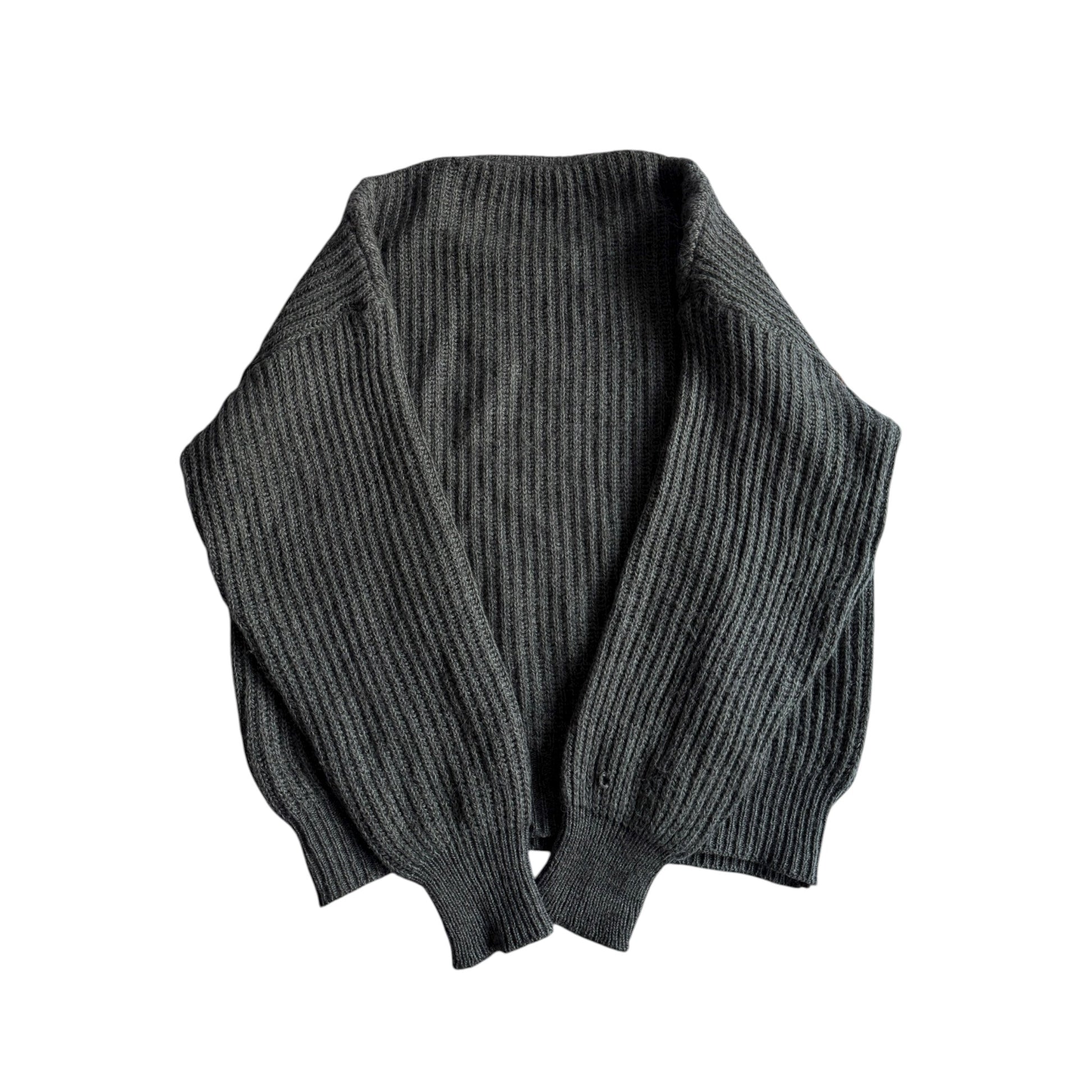 🧶 Pulover Vintage Texturat cu Model Geometric / Tricot Italian (Mărime 48 - M) - anbracaminte