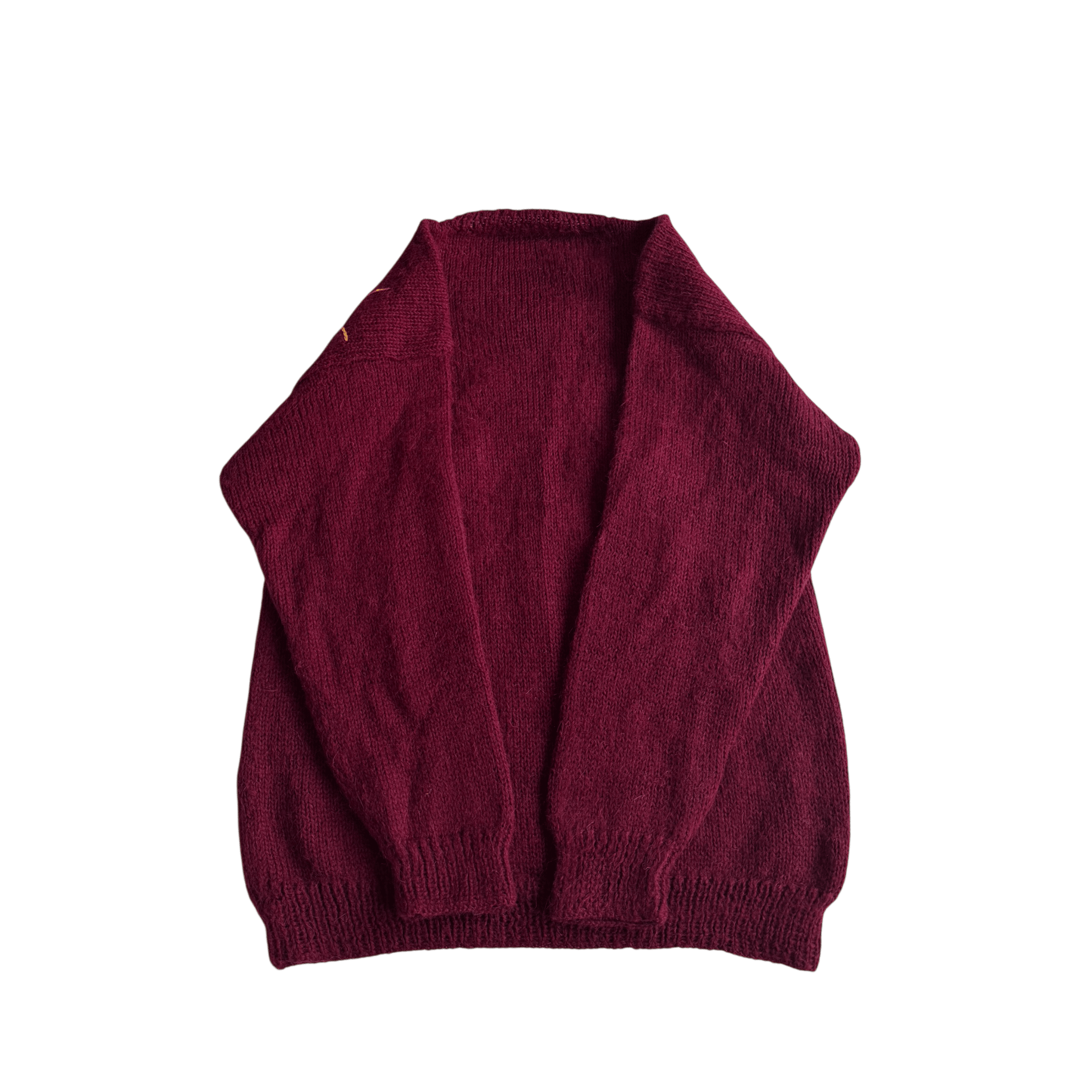 🧶 Pulover Vintage Tradițional Peruvian din Alpaca – L - anbracaminte