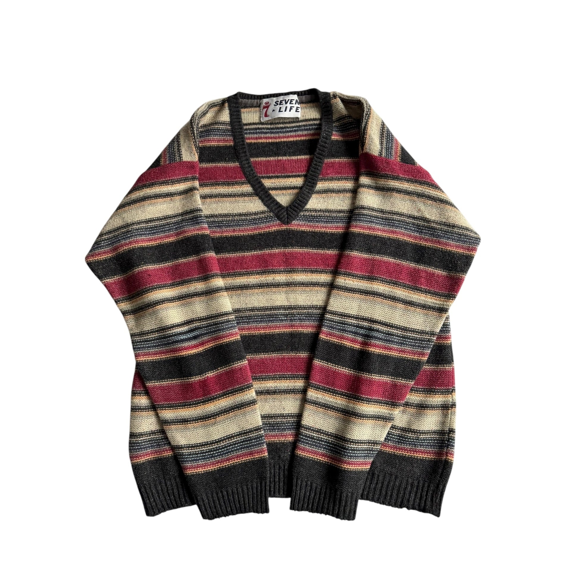 🧶 Pulover Vintage V - Neck Dungi / Tricot (Mărime M) - anbracaminte