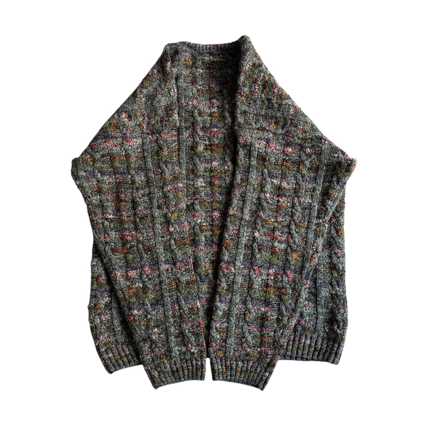 🧶 Pulover Vintage V - Neck Structurat / Wool & Acrylic (Mărime 50 - L) - anbracaminte