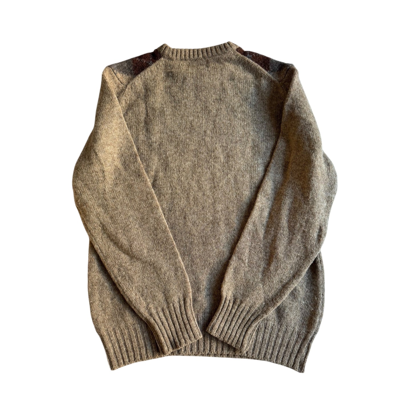 🧶 Pulover Vintage Wolsey Crem / Model Argyle (Mărime 50 - L) - anbracaminte