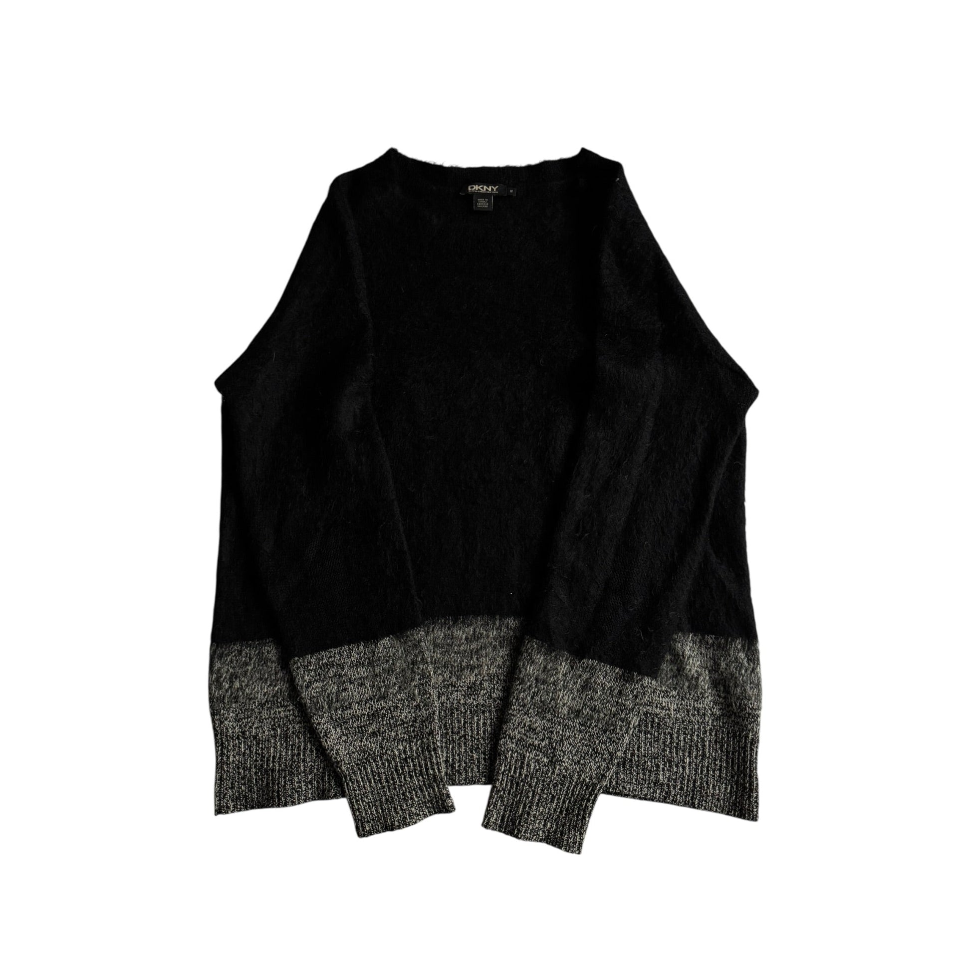 🧶 Pulover Y2K Damă DKNY Mohair, Lână și Blend Sintetic – M - anbracaminte