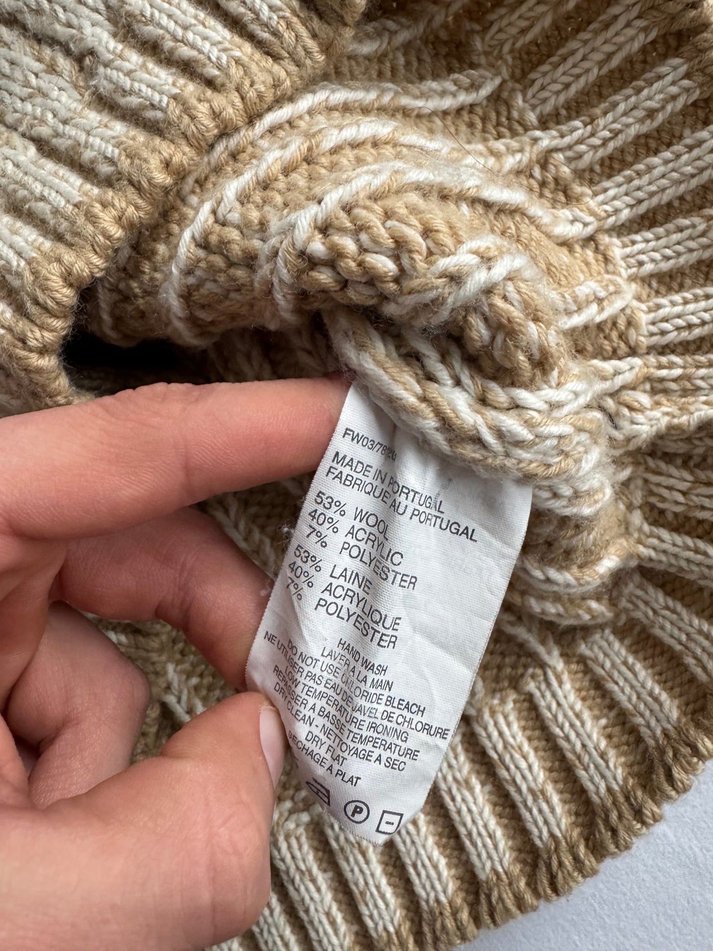 🧶 Pulover Y2K Timberland Quarter Zip din Blend Lână – XS Bărbați - anbracaminte