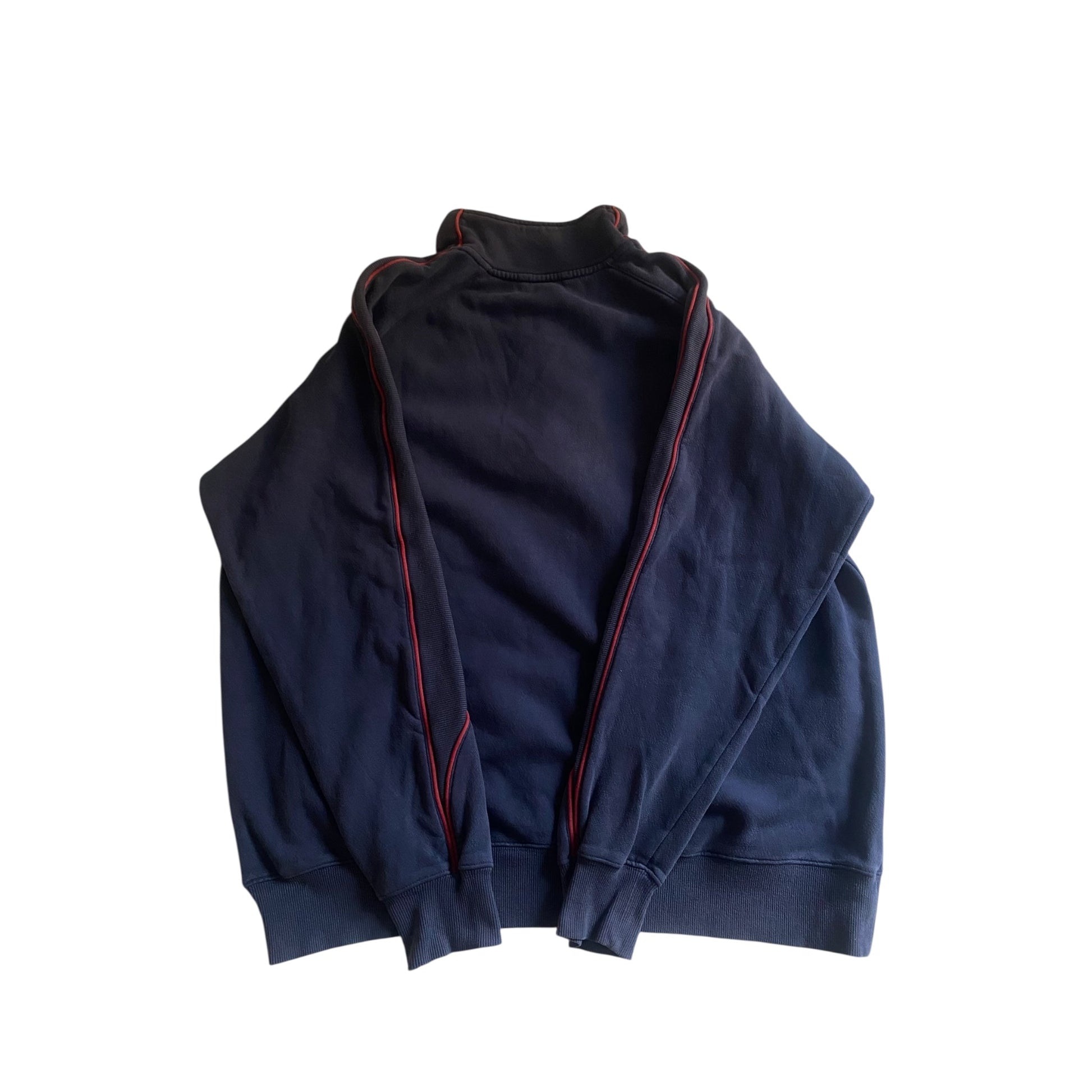 Quarter Zip Vintage Nike – Washed Navy – Mărime XL - anbracaminte