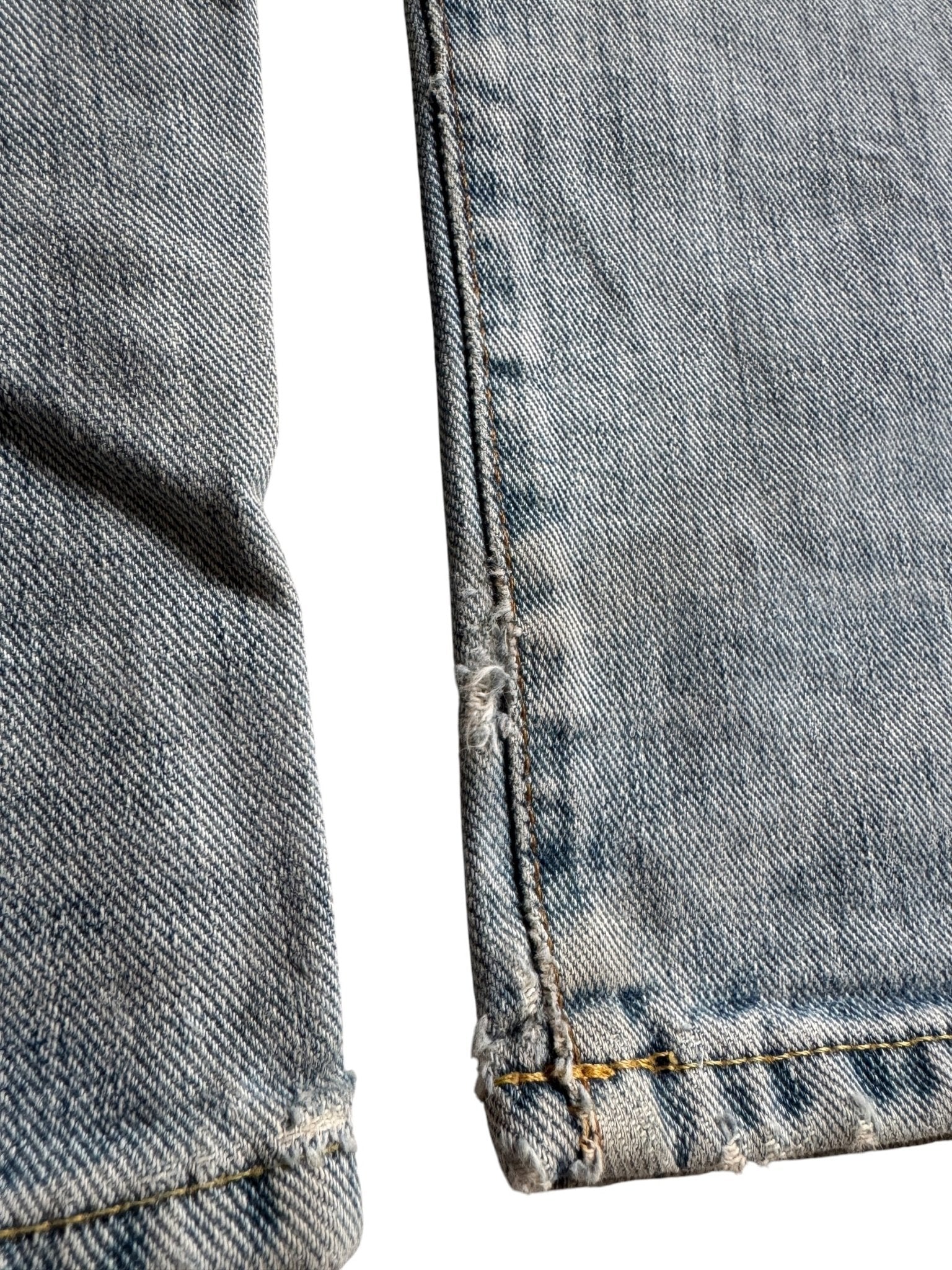 🇯🇵 👖 Ralph Lauren Double RL Selvedge Denim Jeans – Light Wash – W30 x L32 – Made in USA - anbracaminte