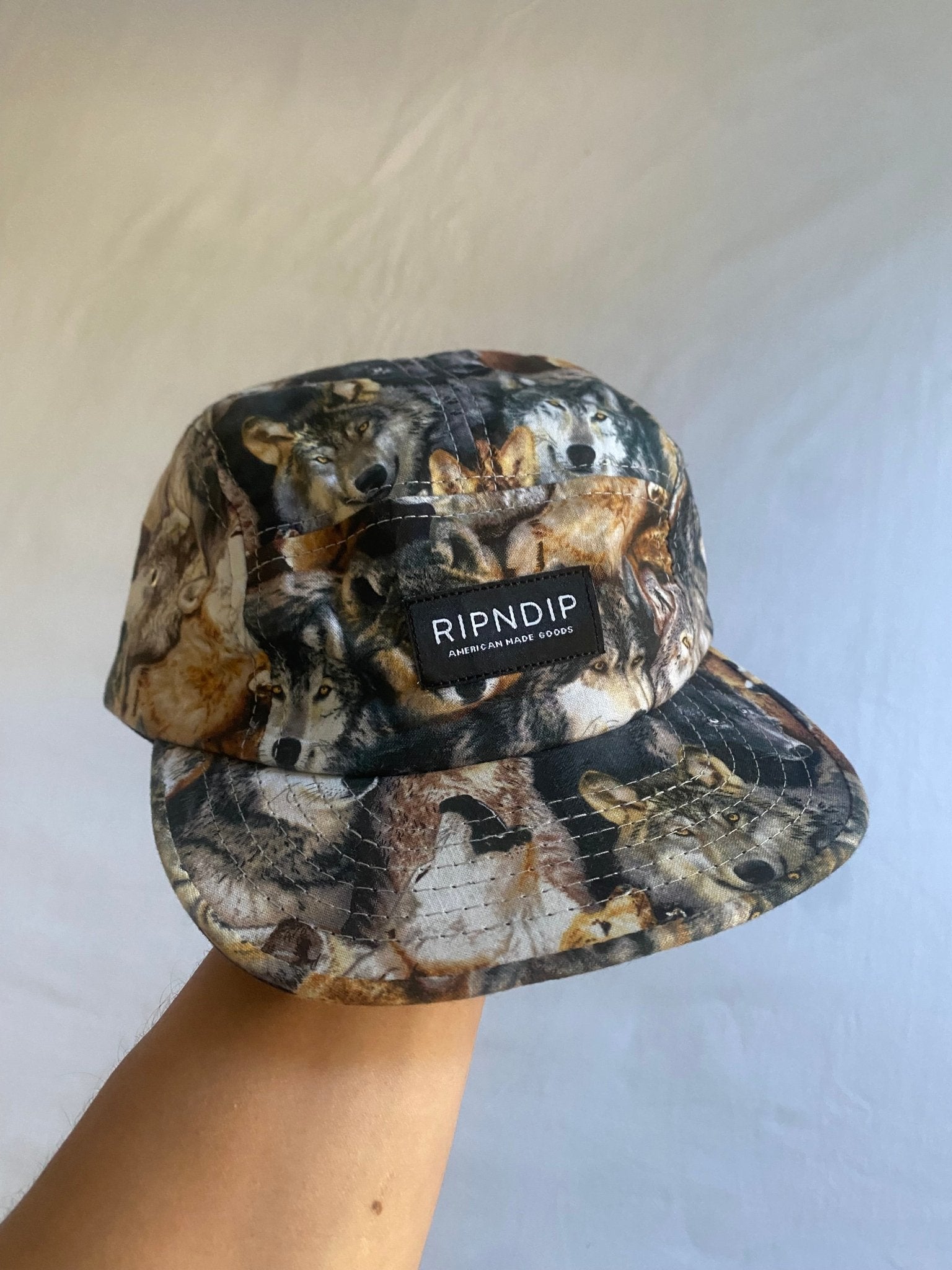 Rip N Dip Printed Five Panel Cap - anbracaminte