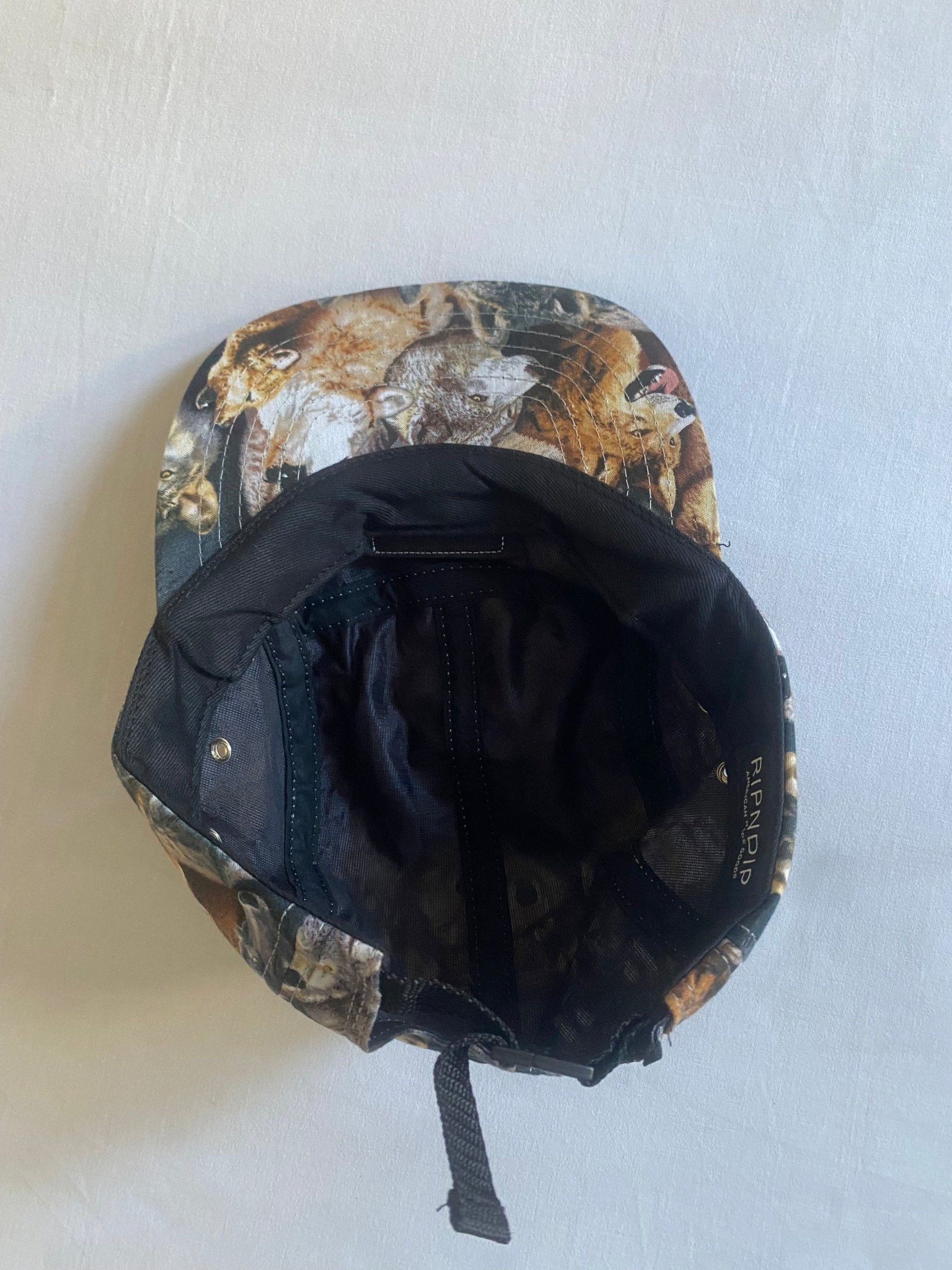 Rip N Dip Printed Five Panel Cap - anbracaminte