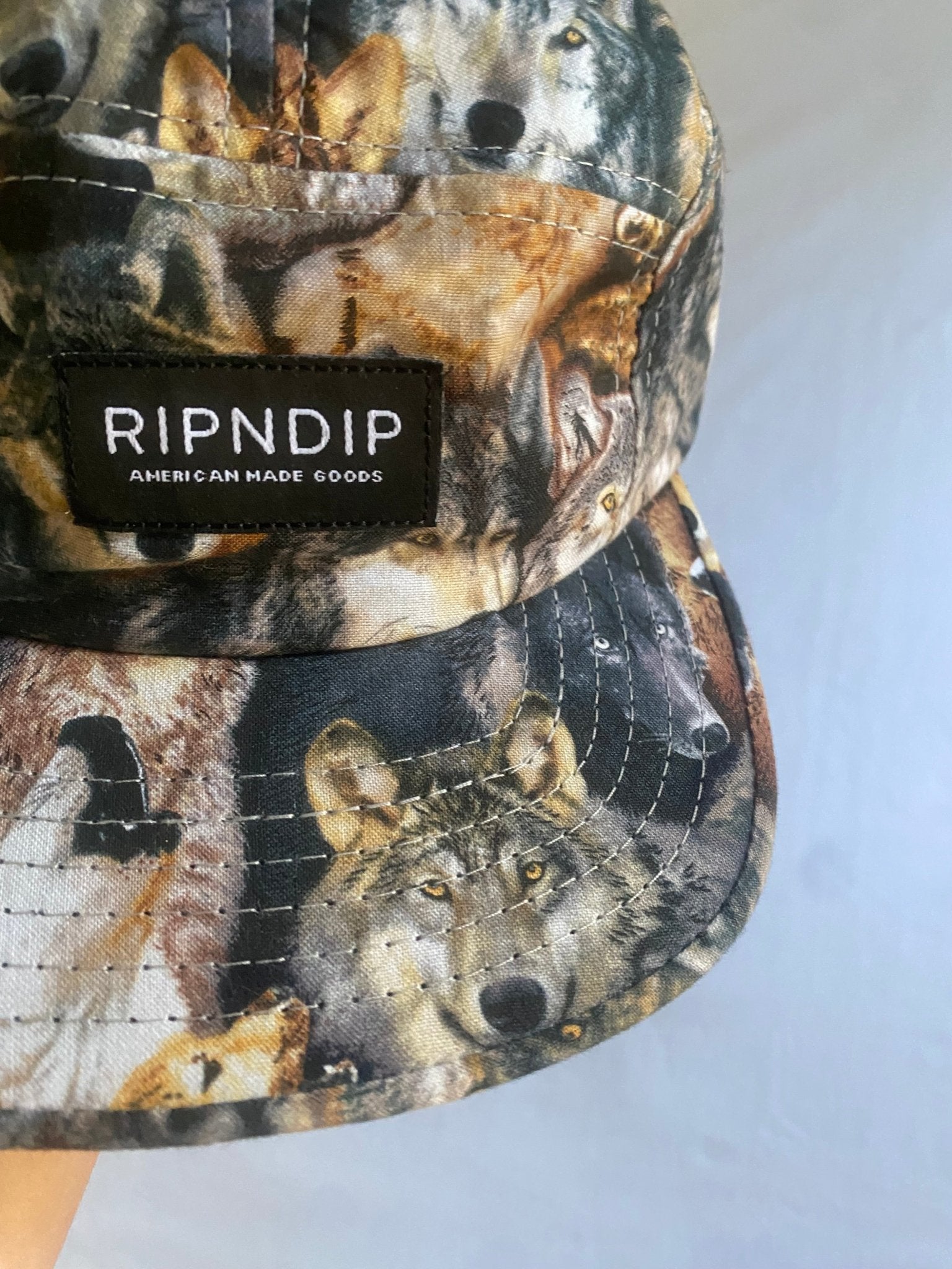 Rip N Dip Printed Five Panel Cap - anbracaminte
