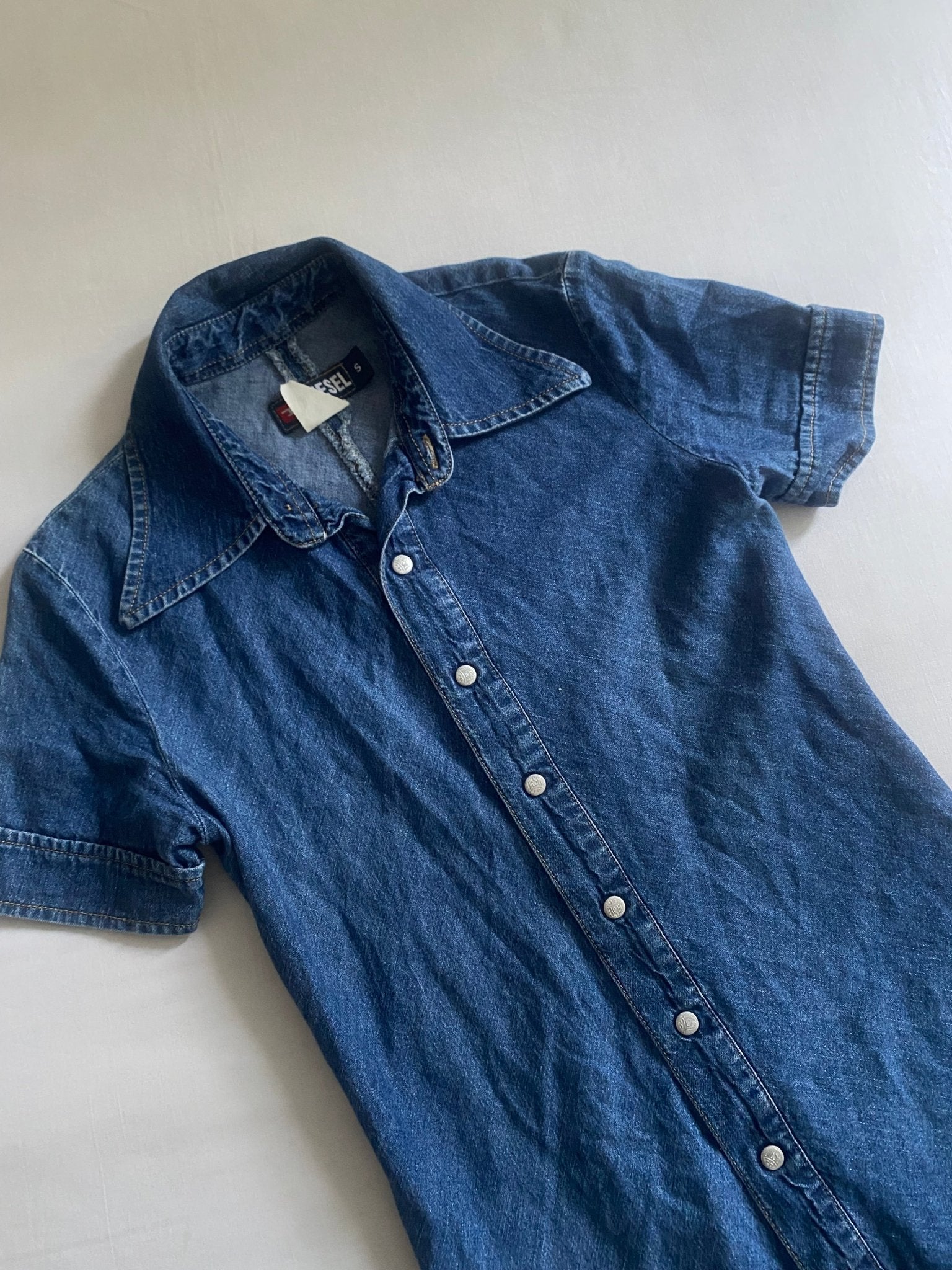 Rochie Diesel din Denim – Y2K Summer Style – Mărime S ☀️👗 - anbracaminte