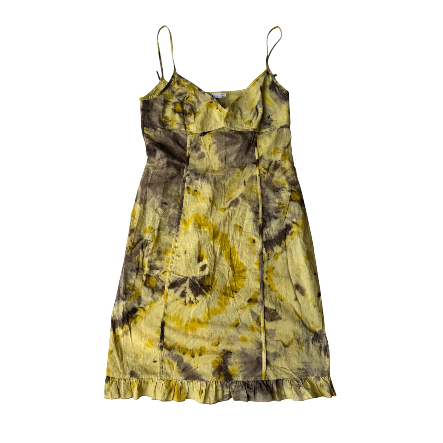 💛 Rochie / Top Vintage Marella Yellow Printed – EU 36 - anbracaminte