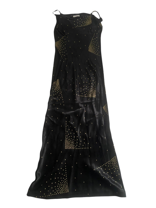 Rochie Vintage Neagră Imprimată – Mărime M 🖤 - anbracaminte