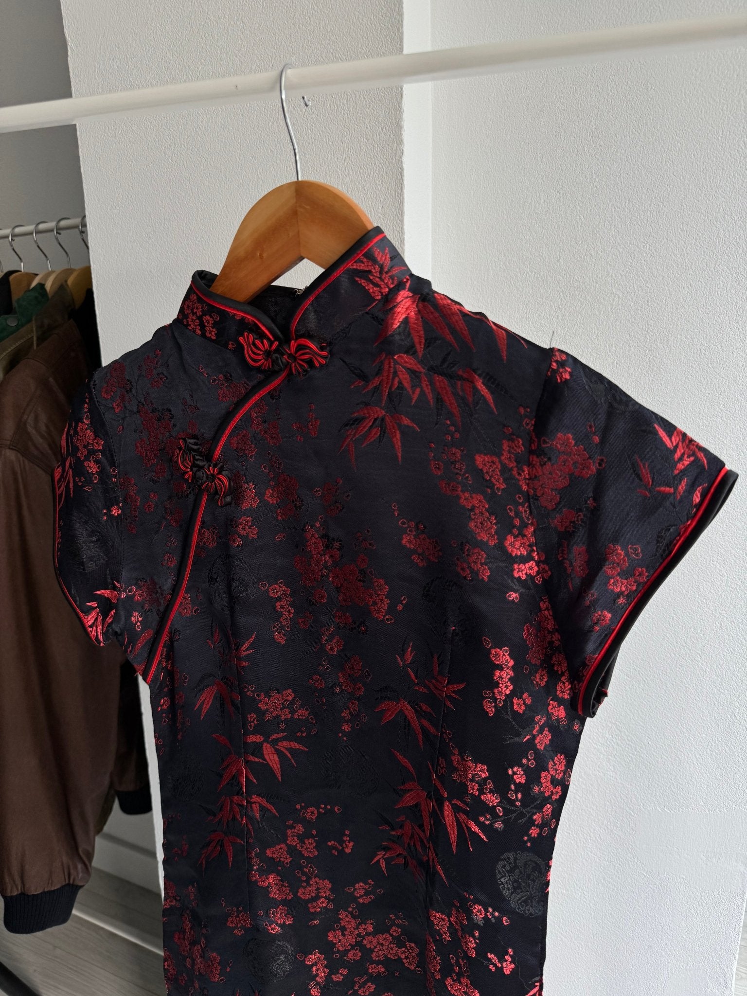 🎎 Rochie Vintage Traditional Chinese – 100% Mătase – M Damă - anbracaminte