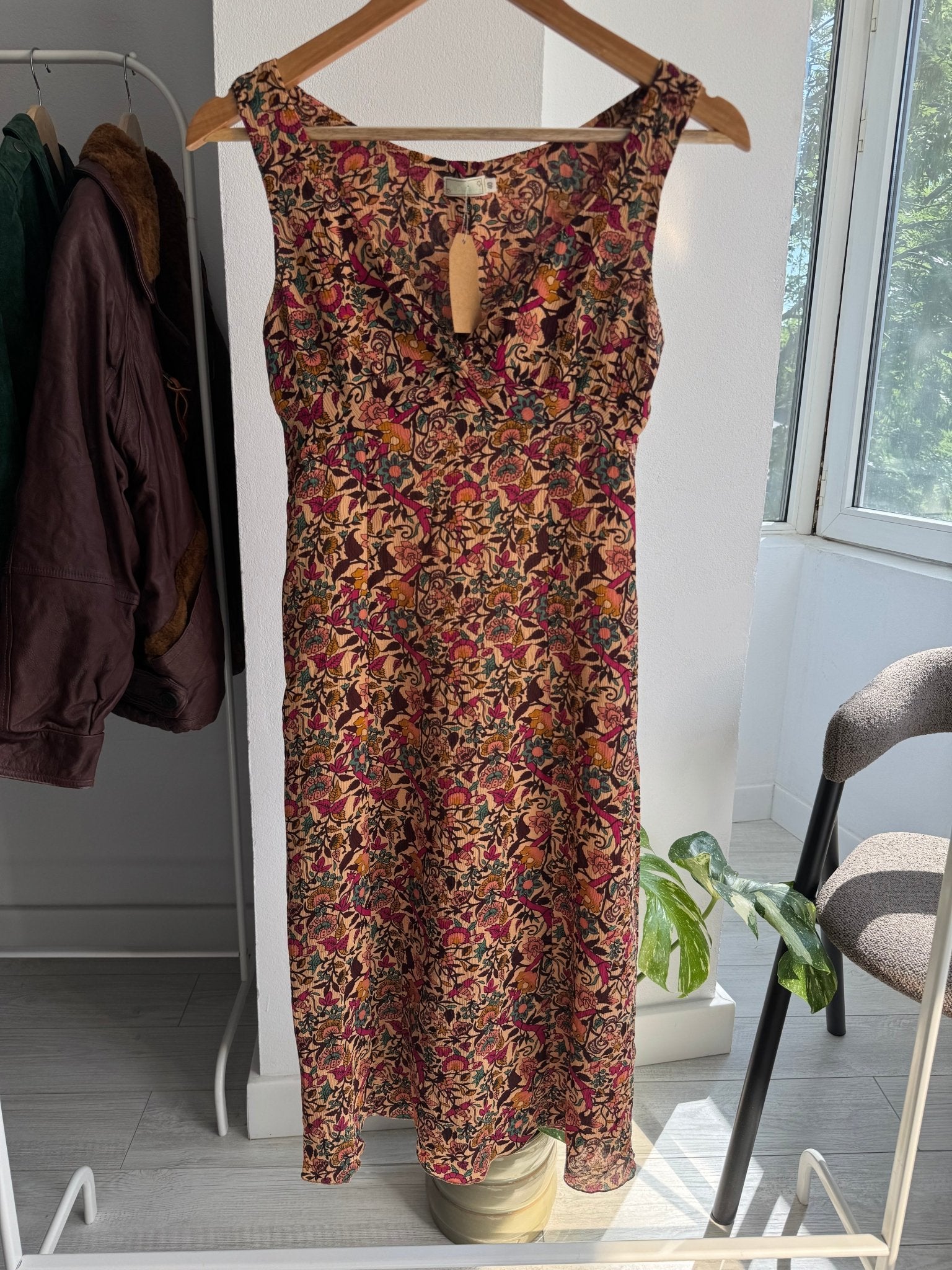 ☀️ Rochie Y2K Floral Printed Summer – IT 40 (S Damă) - anbracaminte