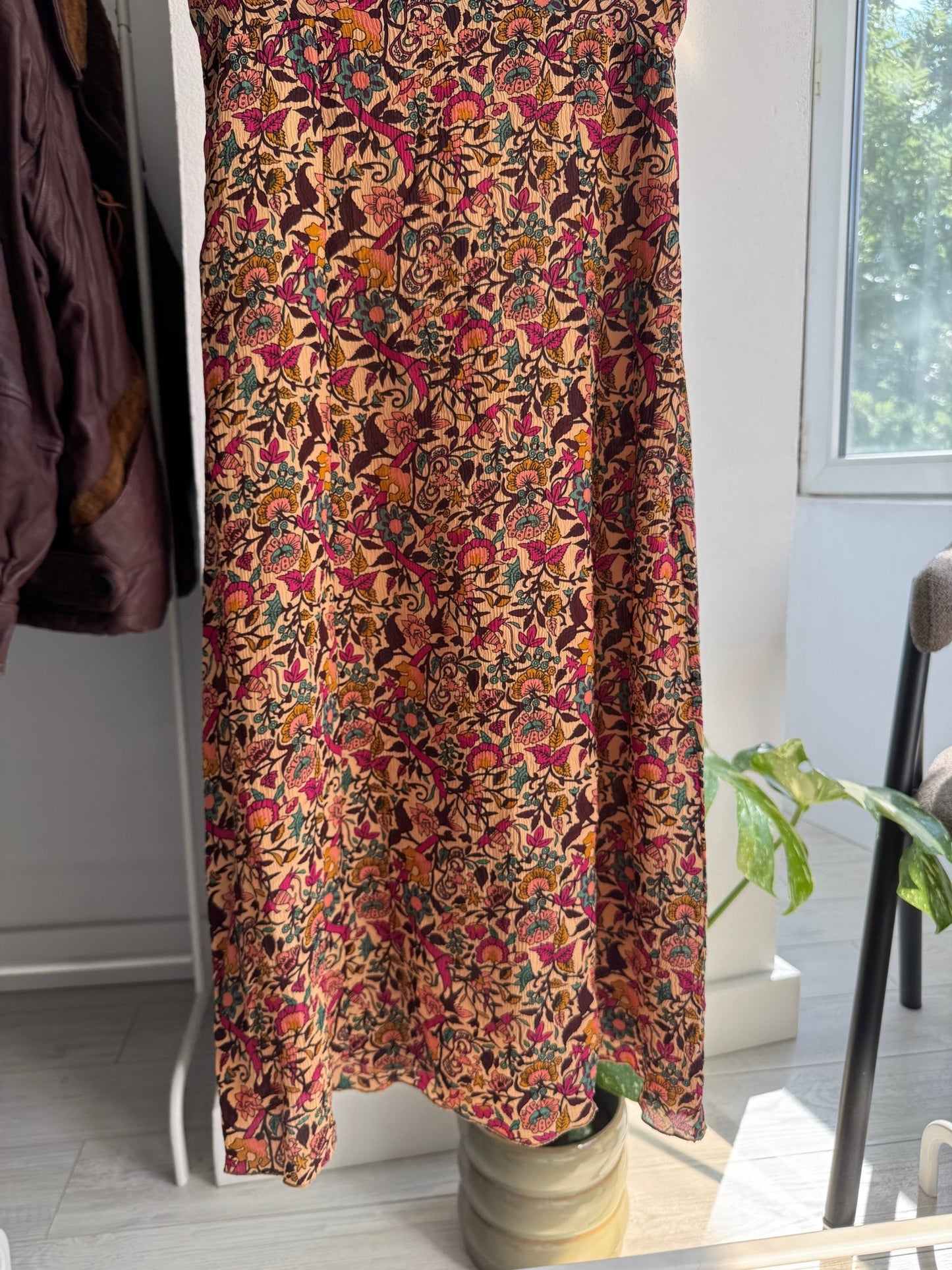 ☀️ Rochie Y2K Floral Printed Summer – IT 40 (S Damă) - anbracaminte