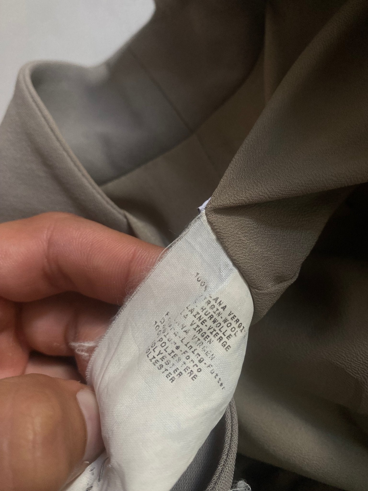 🧥 Sacou Vintage Armani Gri – Mărimea XS, Made in Italy - anbracaminte