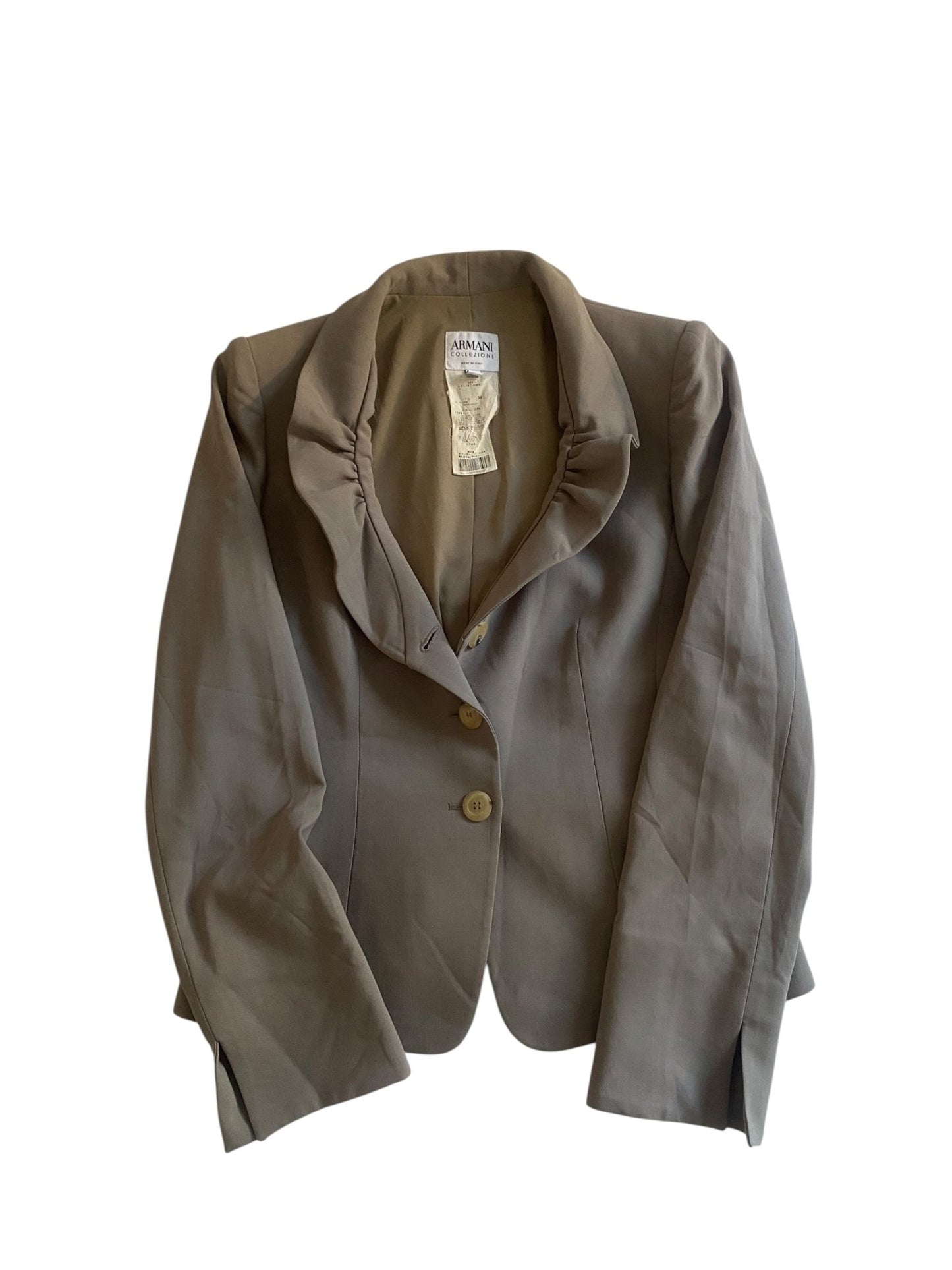 🧥 Sacou Vintage Armani Gri – Mărimea XS, Made in Italy - anbracaminte