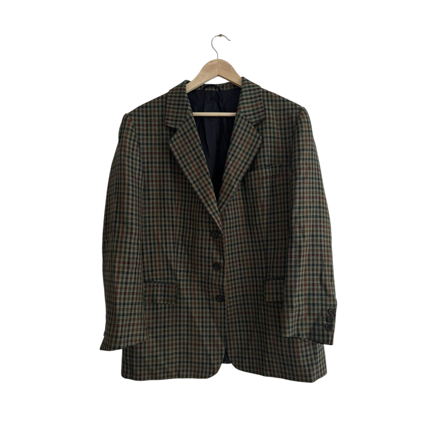 🧥 Sacou Vintage Burberry din Tweed – Femei M/L - anbracaminte