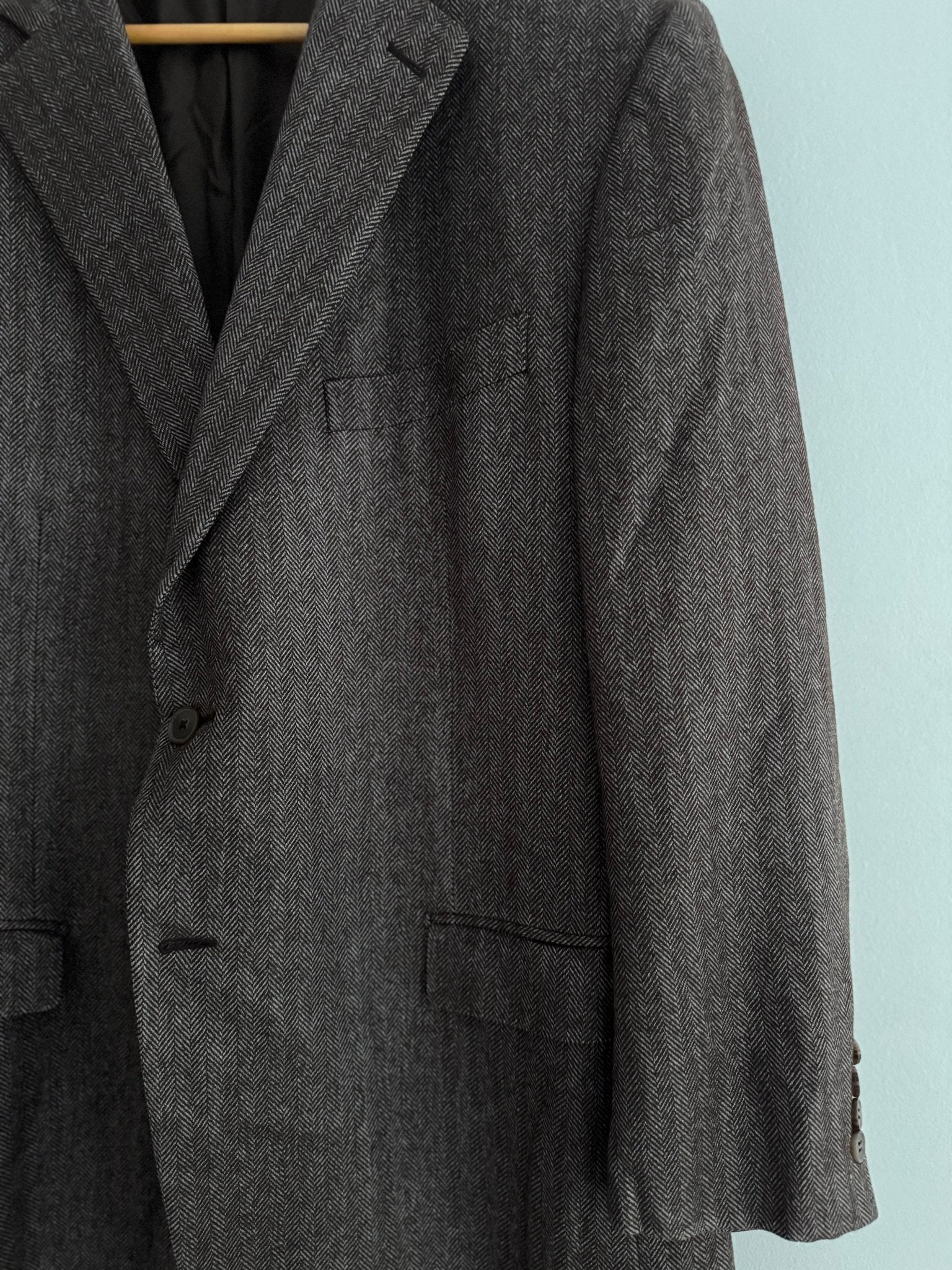 🧥 Sacou Vintage Ermenegildo Zegna – Cașmir & Mătase – Made in Italy – Mărime 58 (Oversized Fit) - anbracaminte