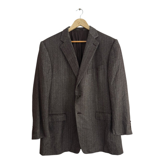 🧥 Sacou Vintage Ermenegildo Zegna – Cașmir & Mătase – Made in Italy – Mărime 58 (Oversized Fit) - anbracaminte