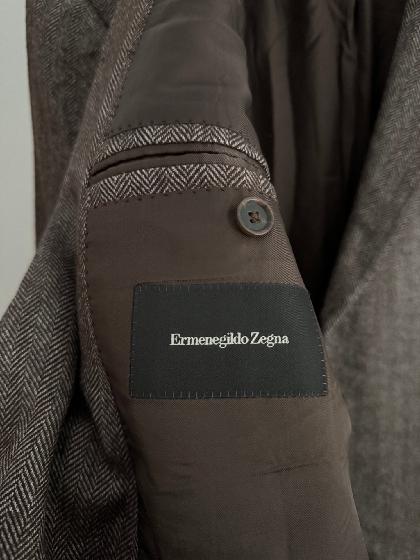 🧥 Sacou Vintage Ermenegildo Zegna – Cașmir & Mătase – Made in Italy – Mărime 58 (Oversized Fit) - anbracaminte
